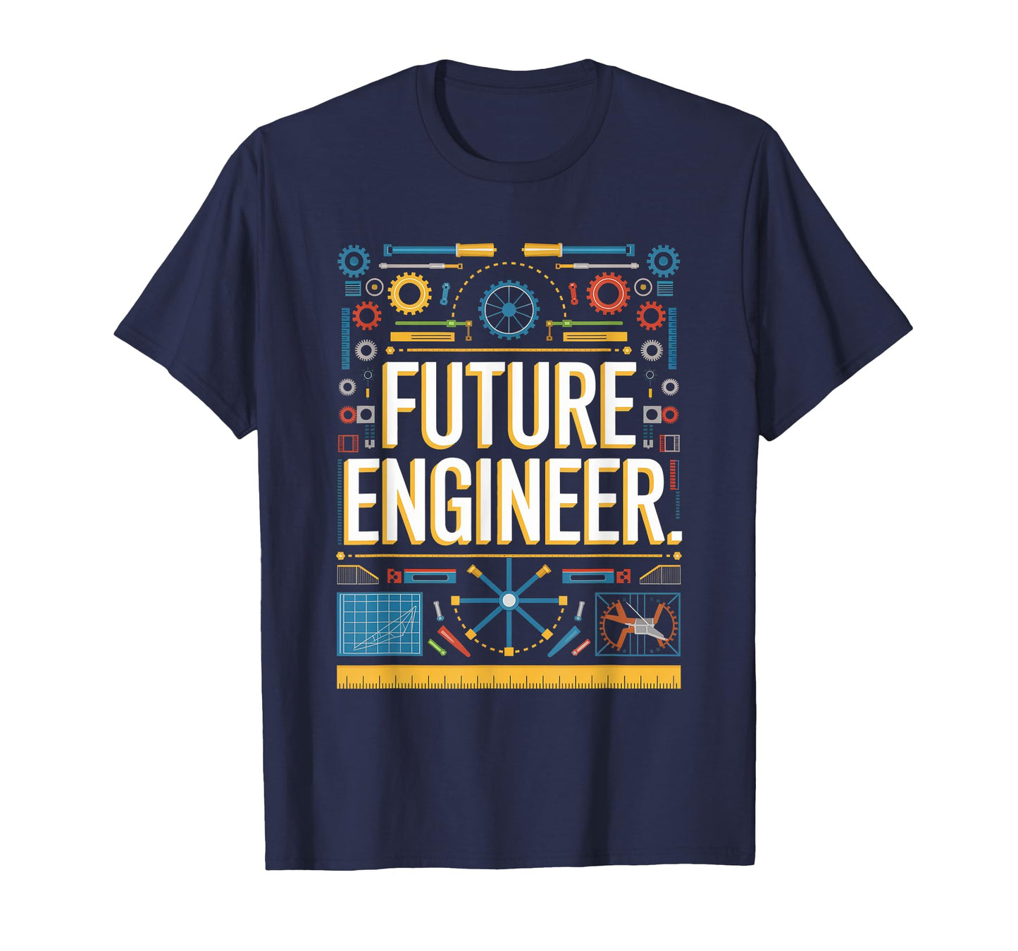 Future Engineer Graduation School Kids Toddler Women Men T-Shirt
