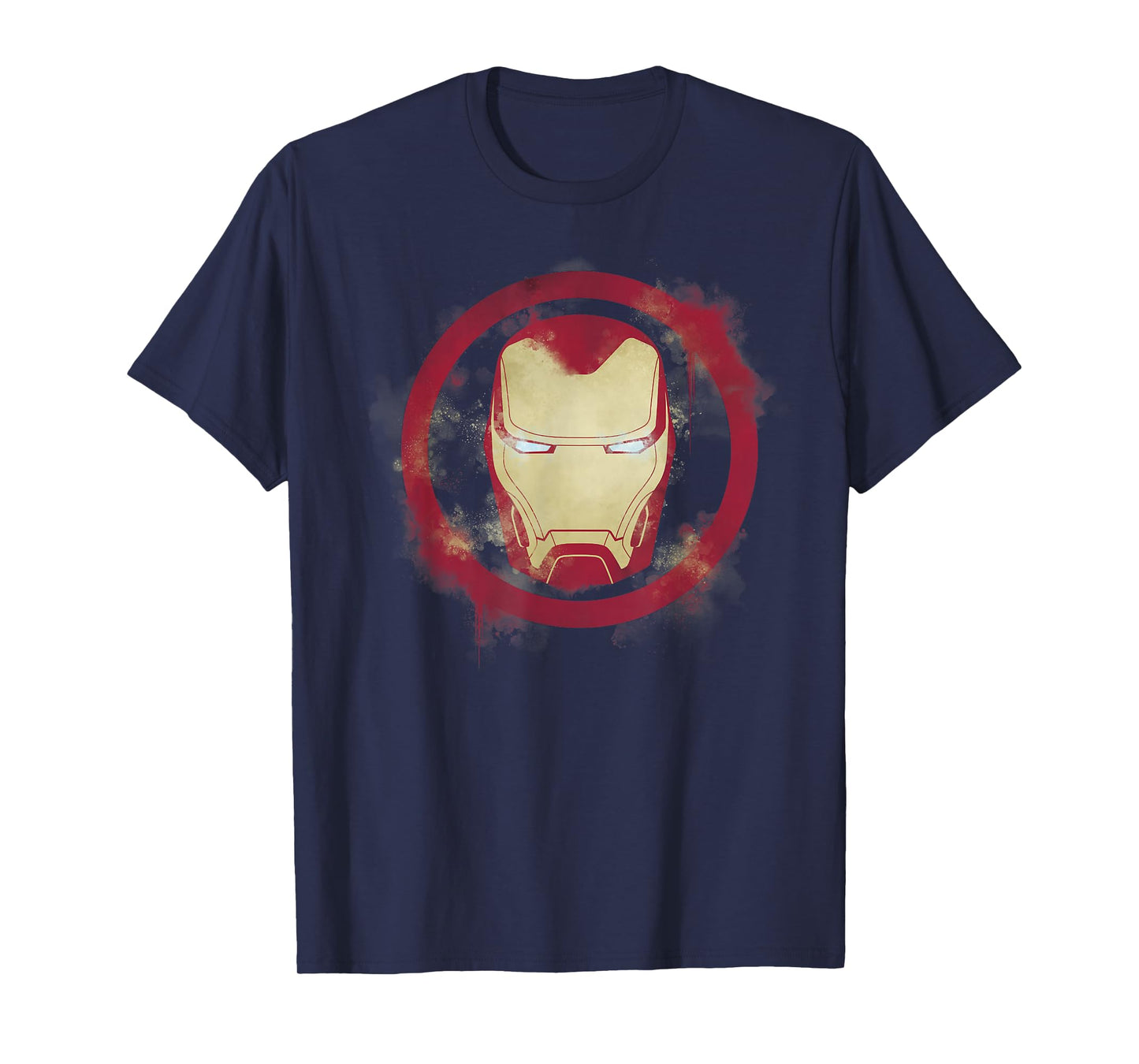 Marvel Avengers Endgame Iron Man Spray Paint Logo T-Shirt
