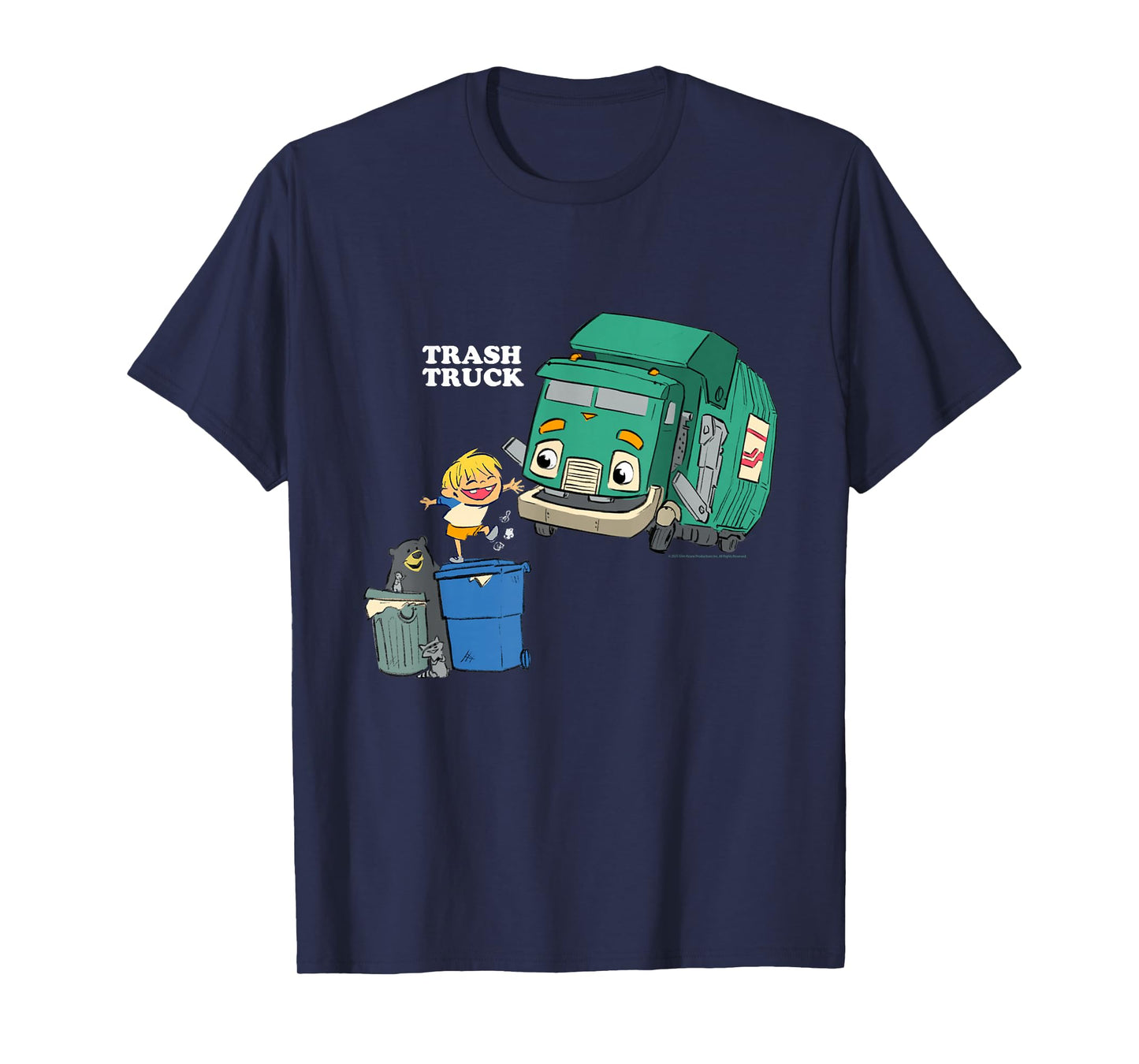 Trash Trucks The Bear Raccoon & Hank Adventure T-Shirt