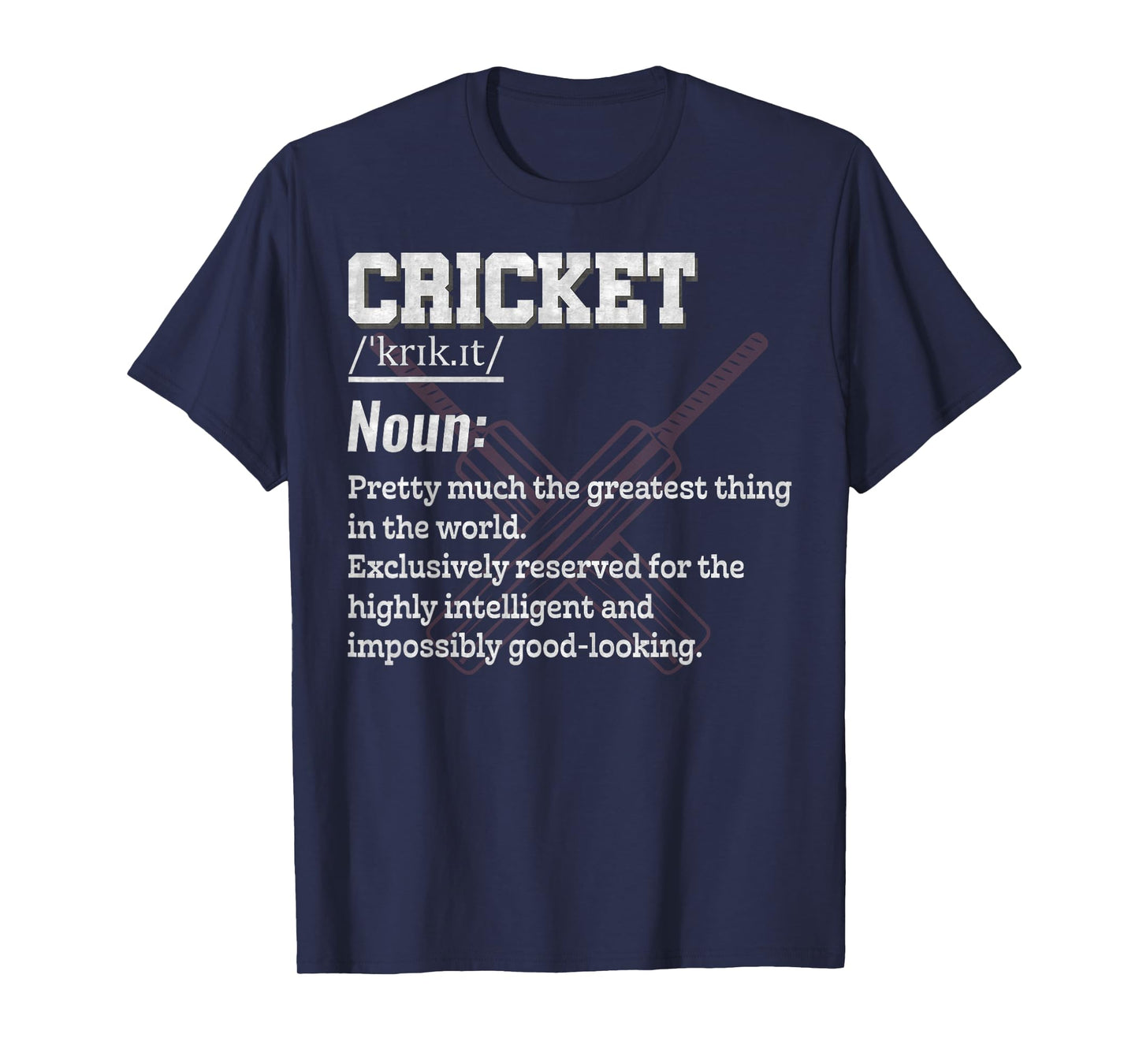 Cricket Definition For Sports Team Cricket Player T-Shirt