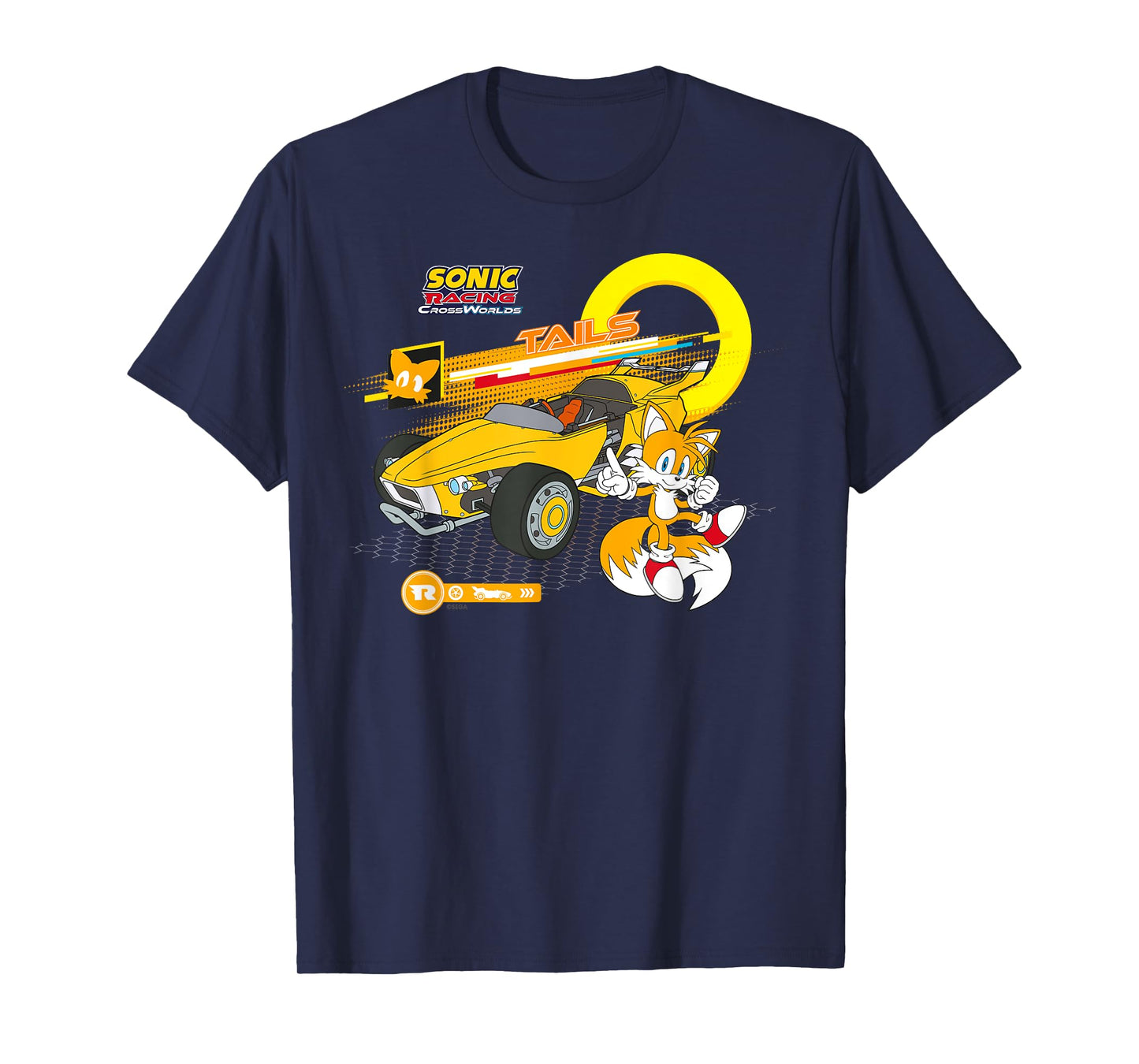 Sonic Racing CrossWorlds - Ready to Roll Tails T-Shirt