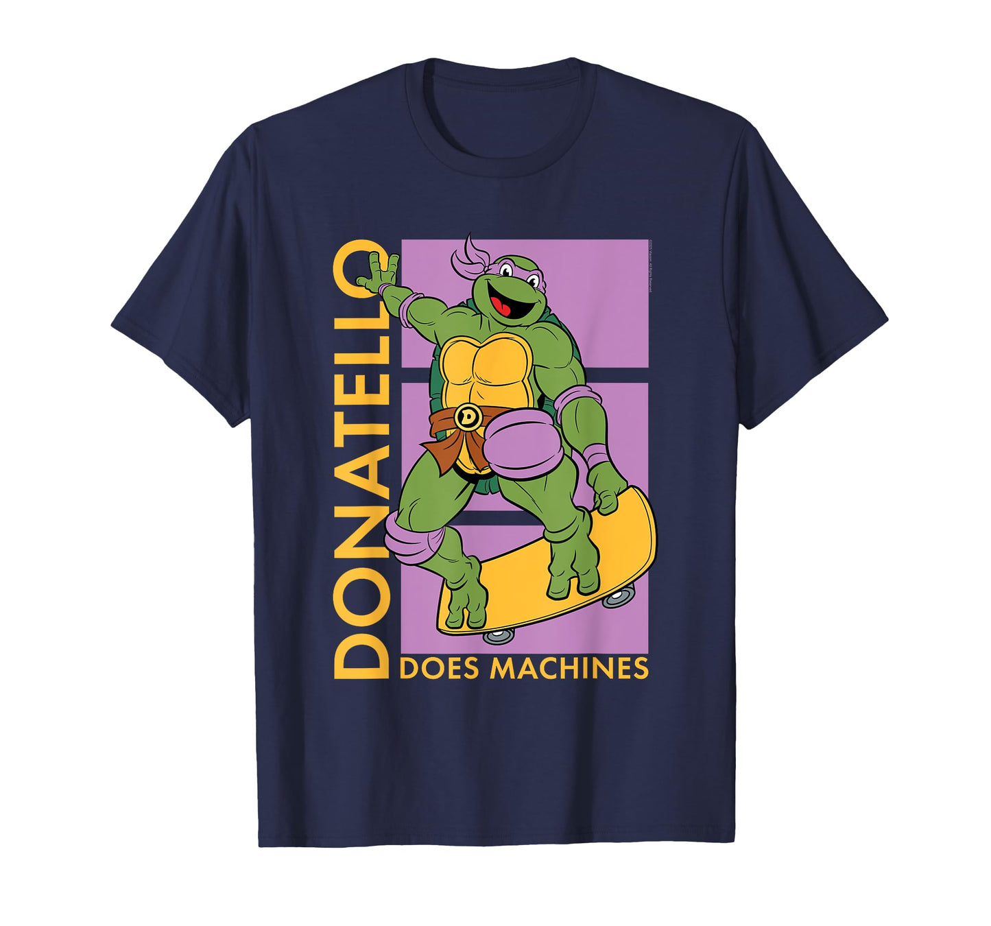 Teenage Mutant Ninja Turtles Donatello Skateboard Cartoon T-Shirt