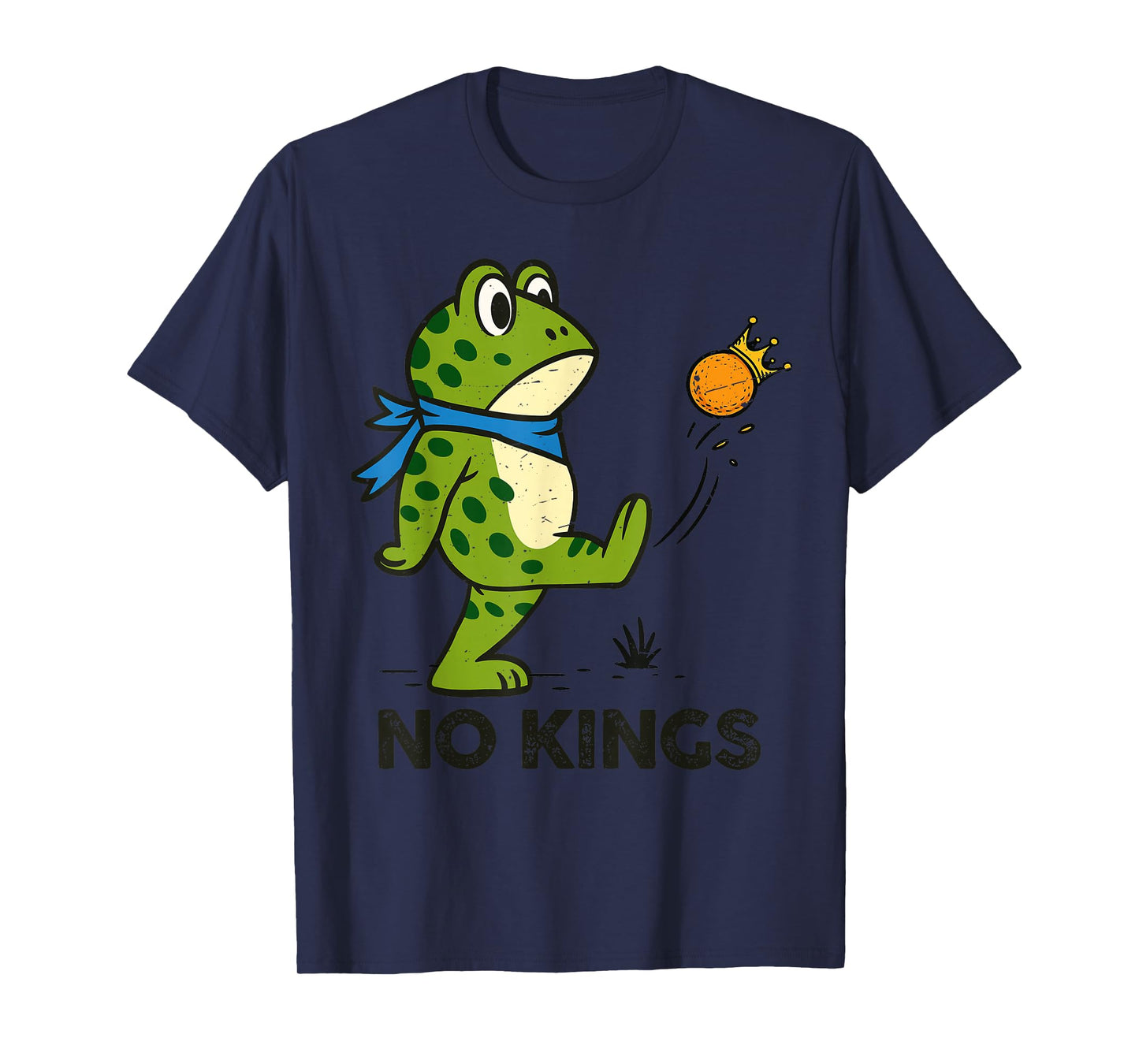 Portland Frog Protest No Kings in America for Men Women T-Shirt