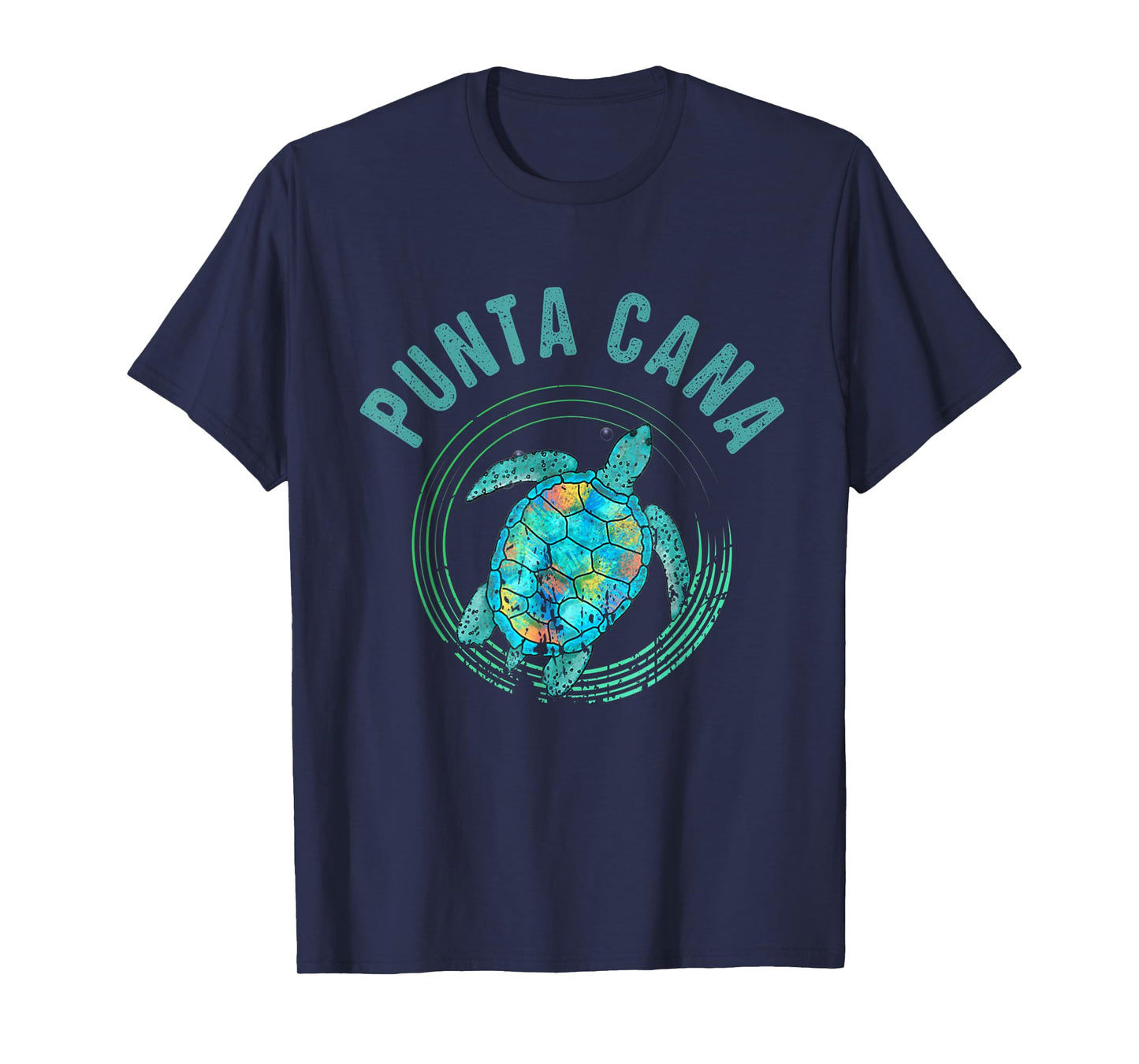 Punta Cana 2022 Beach Design / Sea Turtle Illustration Gift T-Shirt