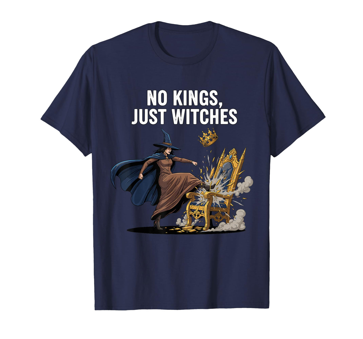 Funny Witchcore Halloween Aesthetic No Kings Just Witches T-Shirt