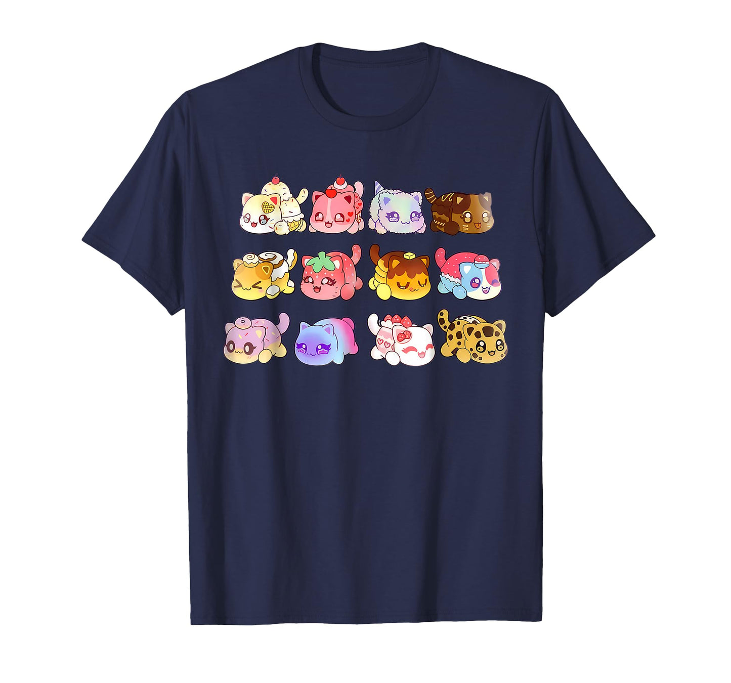 Meemeow Cats Plush Shirt Squishy Pink T-Shirt