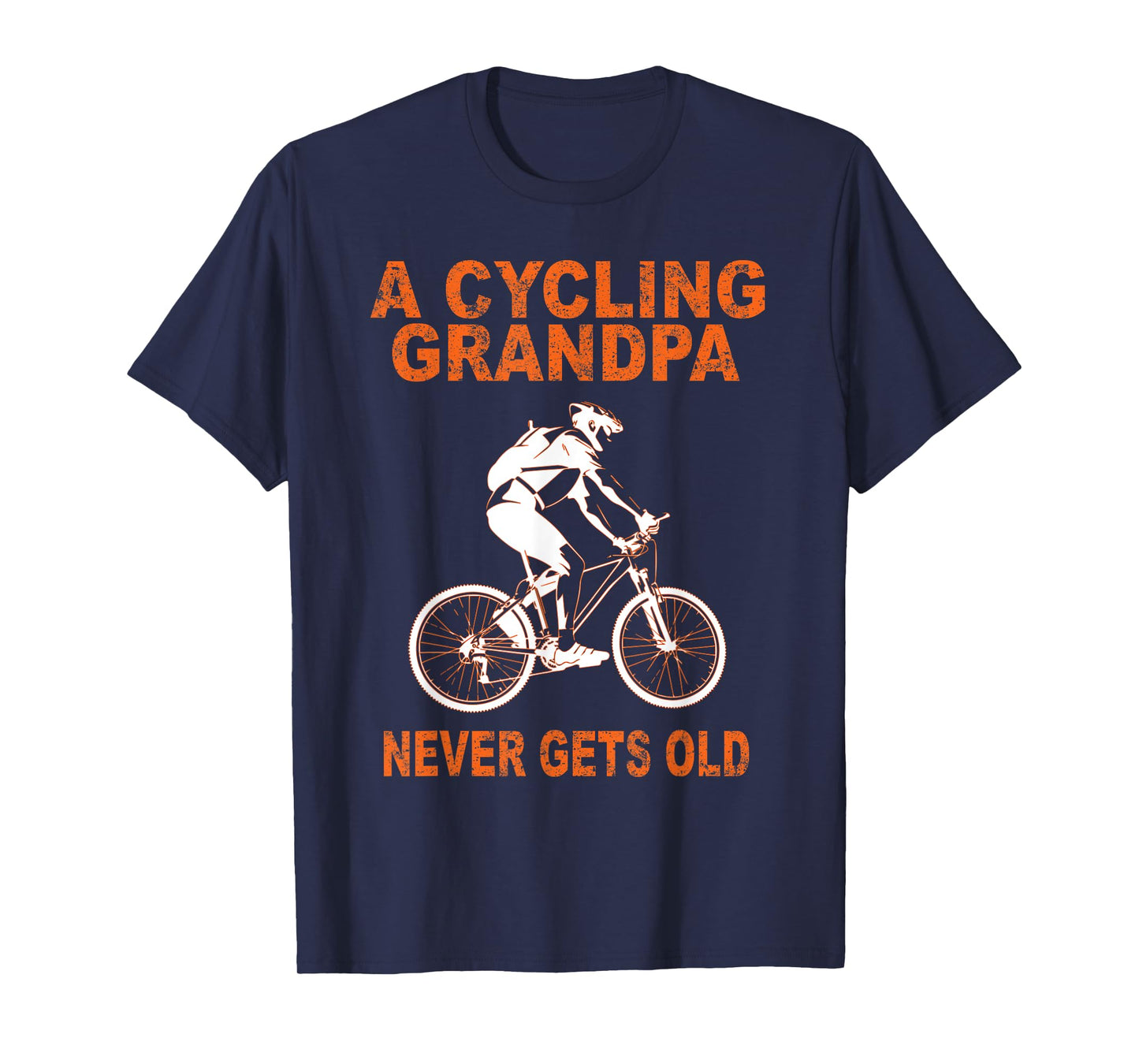 A Cycling Grandpa Never Gets Old Shirt for Fathers Day Gift T-Shirt