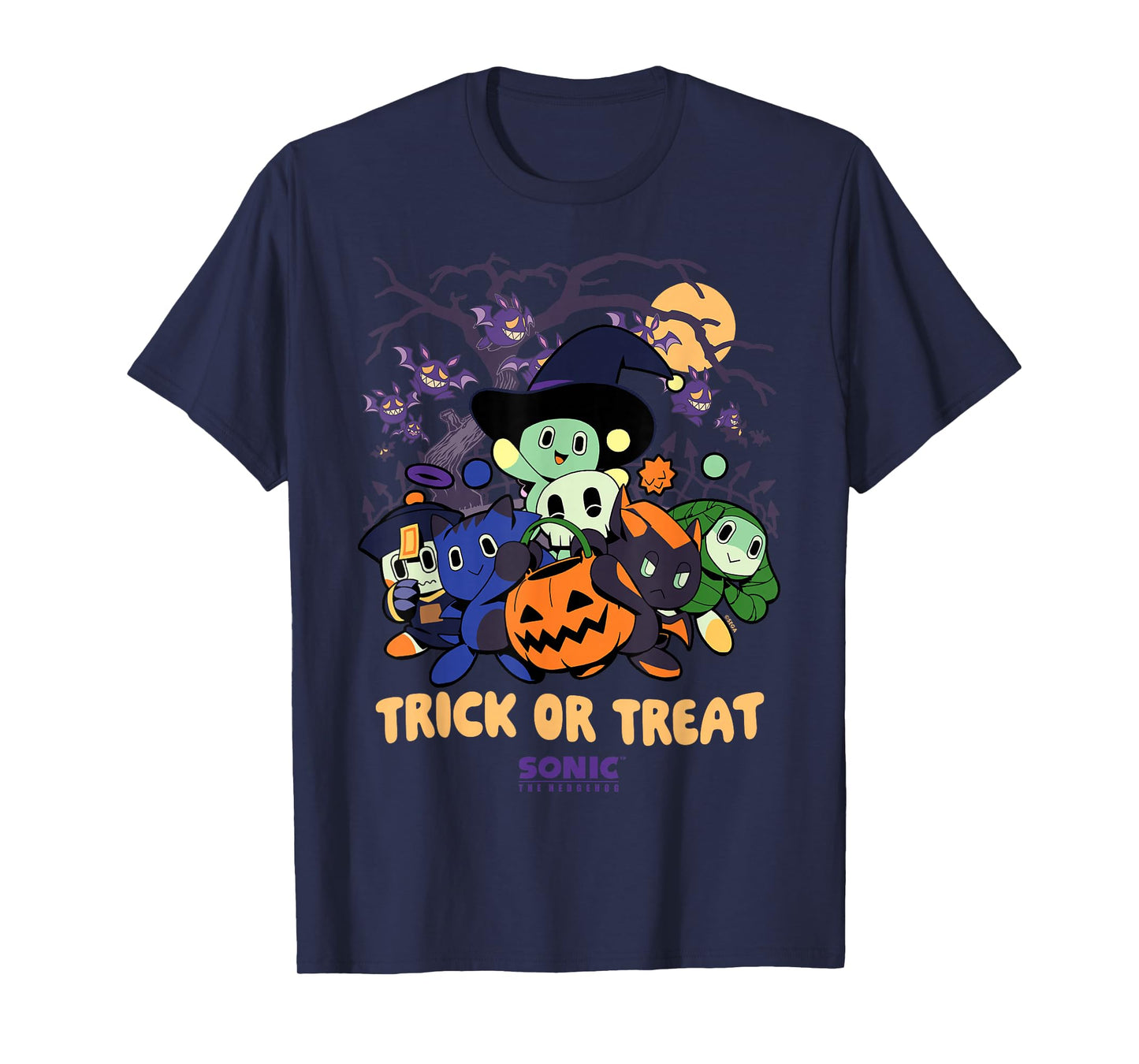 Sonic The Hedgehog - Chao Tales Halloween Trick or Treat T-Shirt
