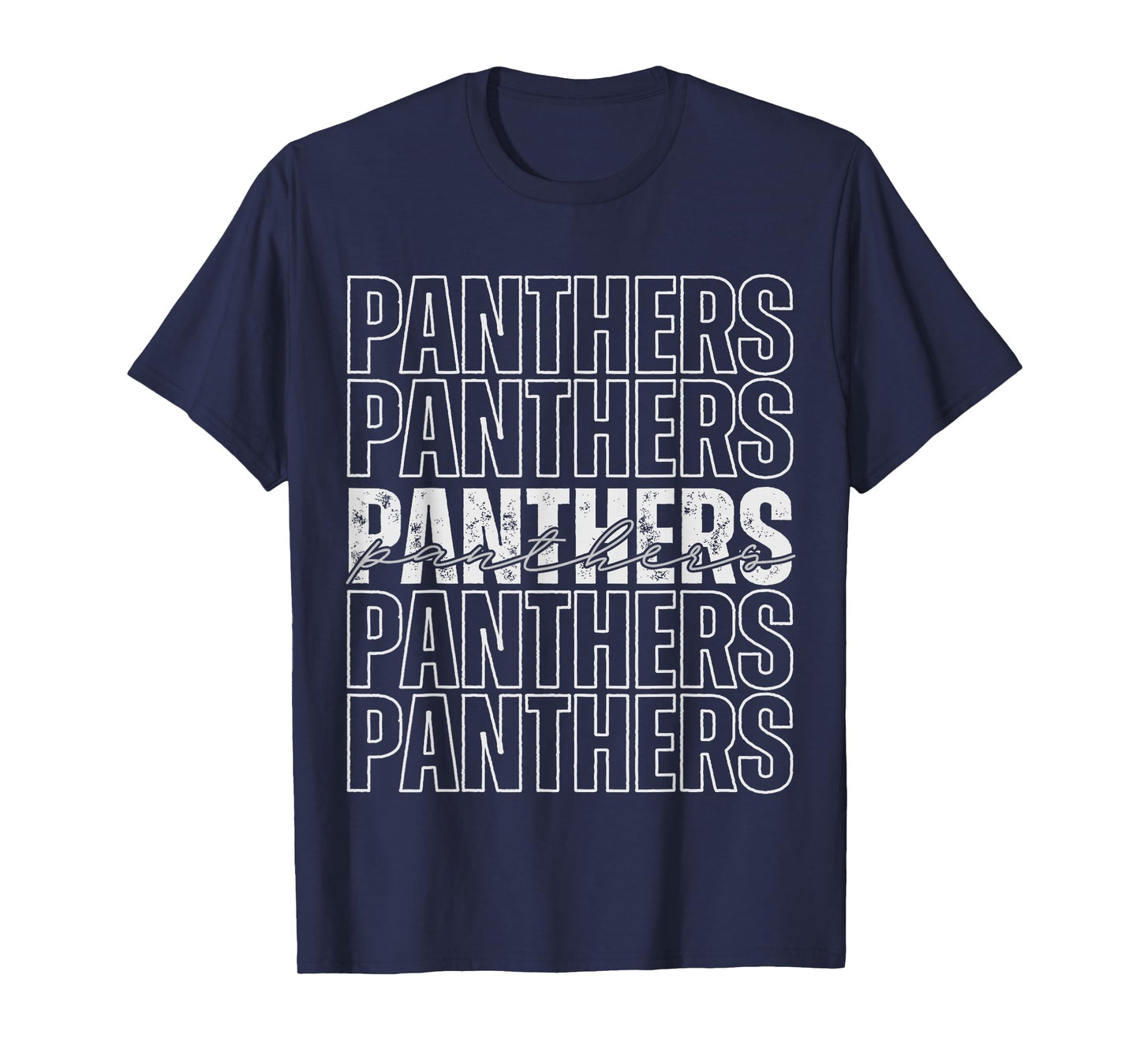 Panthers Mascot Back to School Spirit Sports Team Men Women T-Shirt