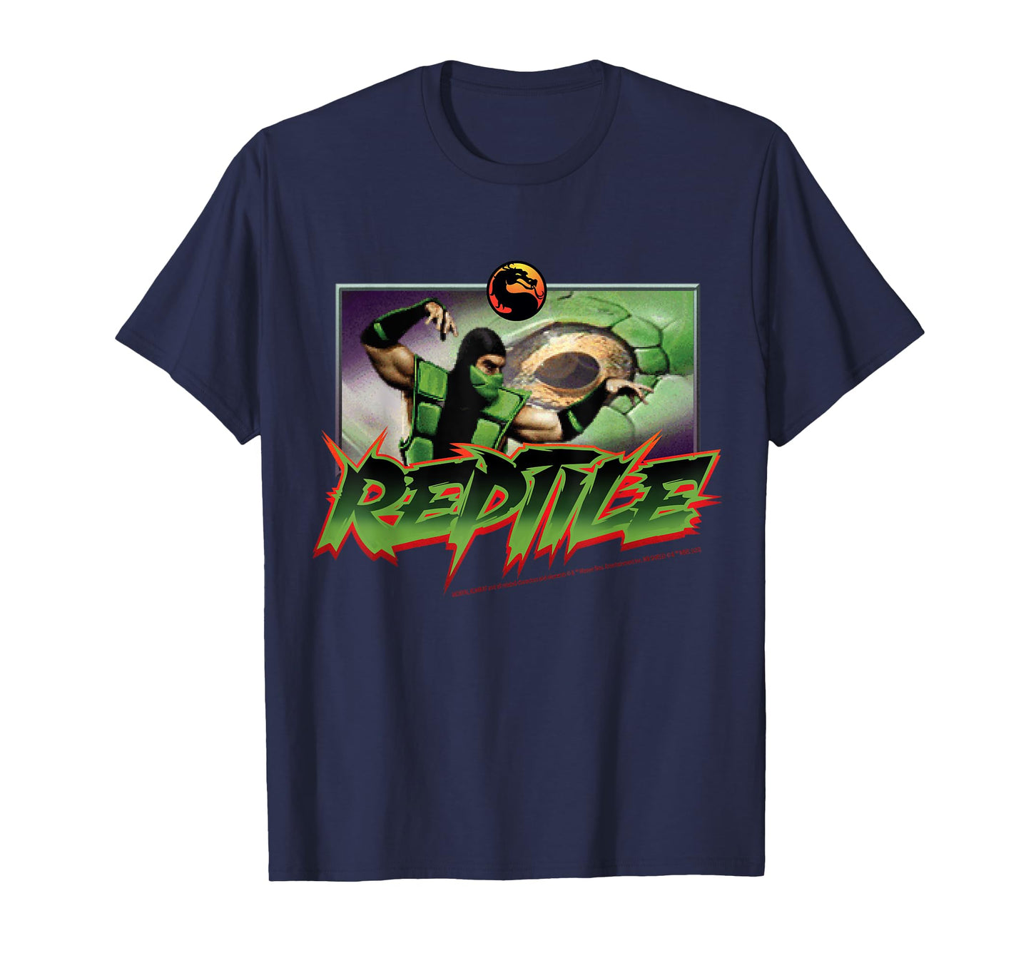 Reptile Mortal Combat Merch Iconic Design T-Shirt