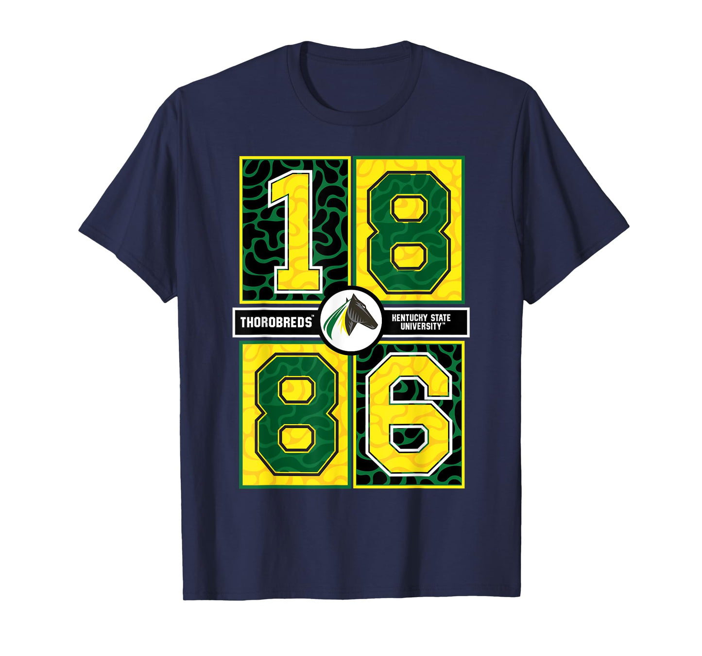 Kentucky State University - KSU Thorobreds Concrete Date T-Shirt
