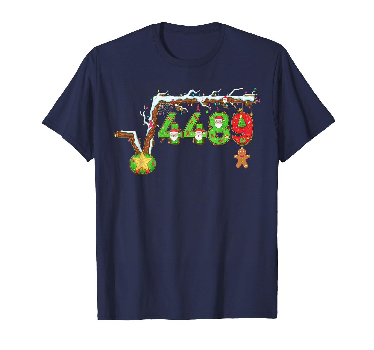 Funny Root Six Seven 67 Meme Funny Christmas Cookies Xmas T-Shirt