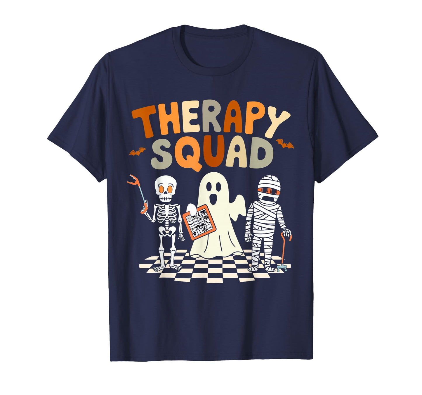 Funny Therapy Squad Retro OT PT Team Cute Halloween Physical T-Shirt