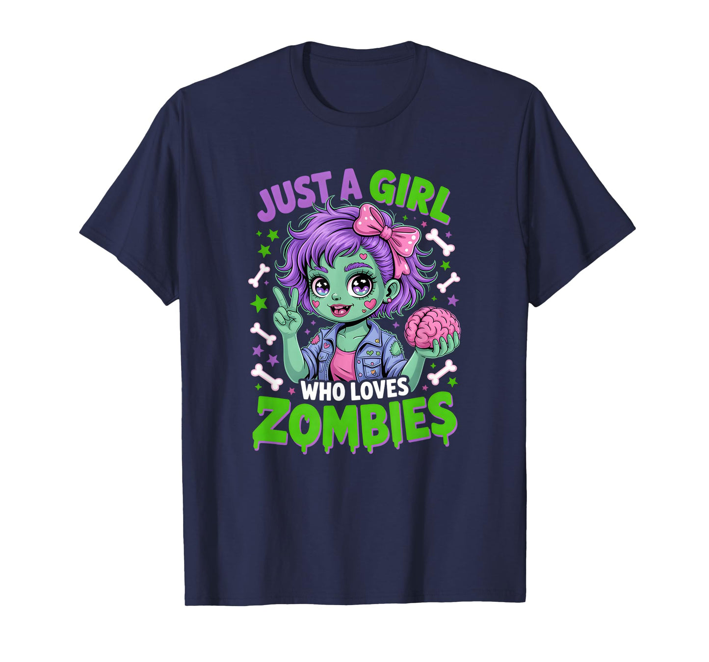 Girls Zombie T-Shirt