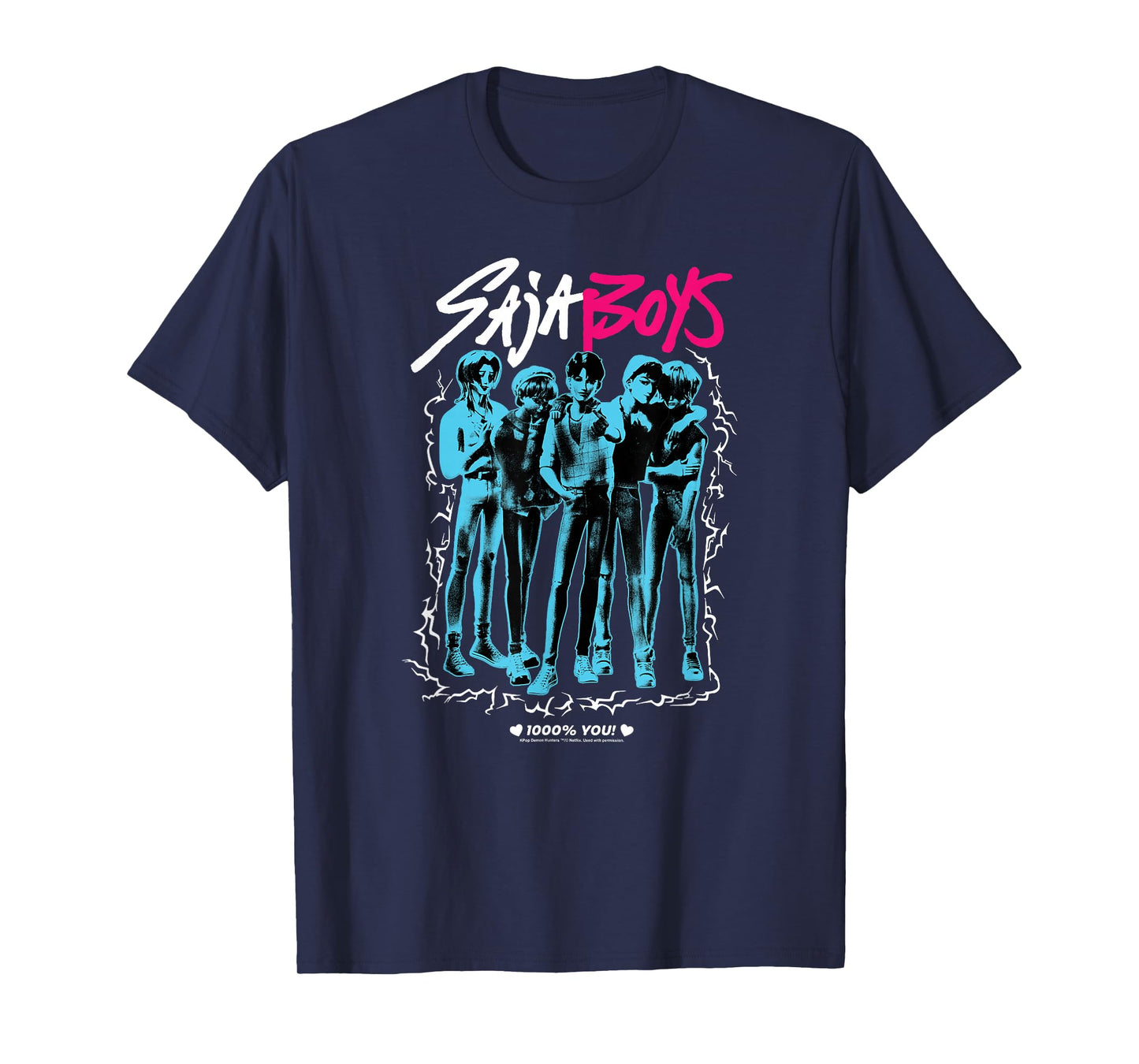 Kpop Demon Hunters Halloween Saja Boys 1000% You! Poster T-Shirt