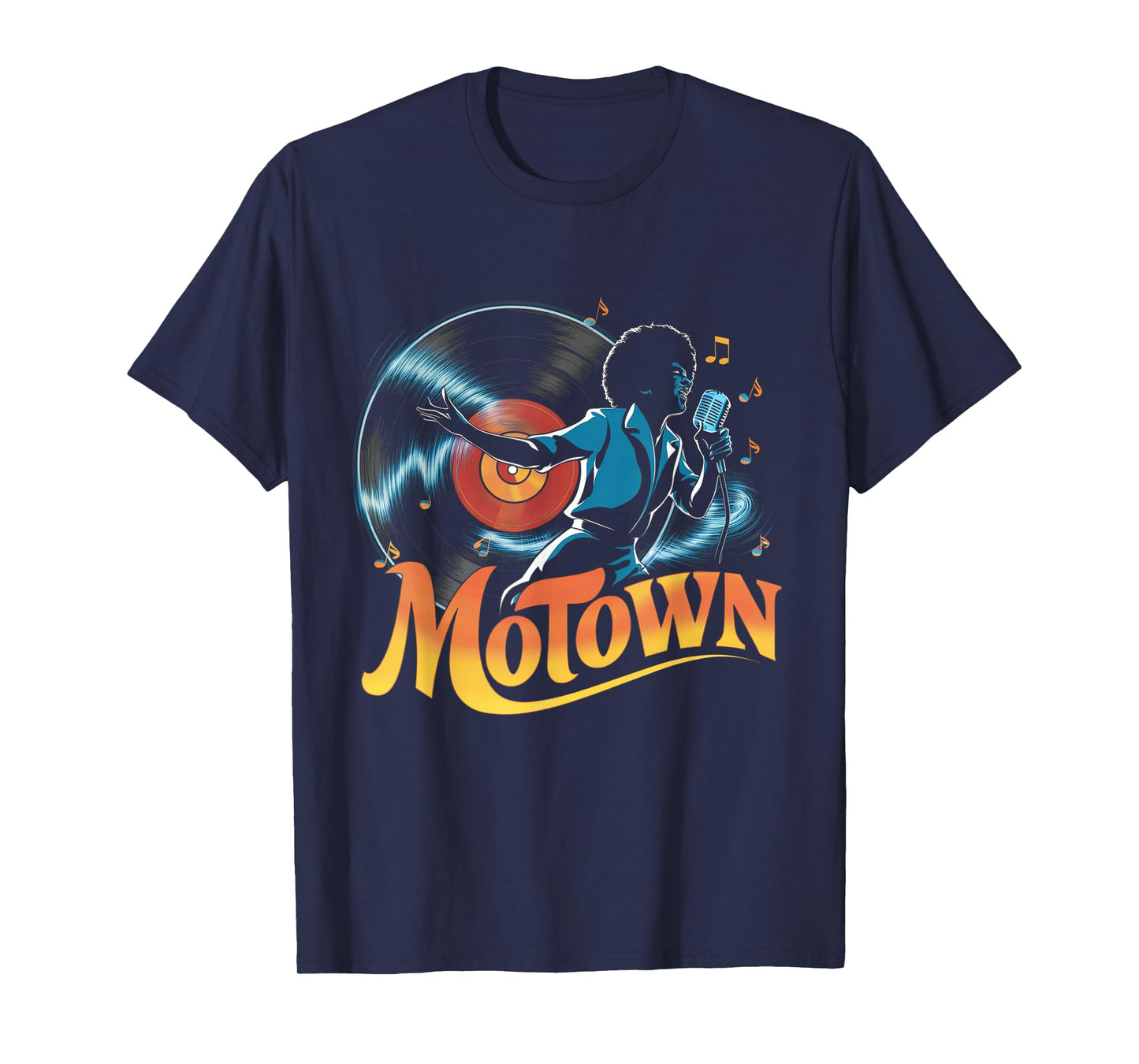 Vintage Motown Detroit Retro Soul Music T-Shirt