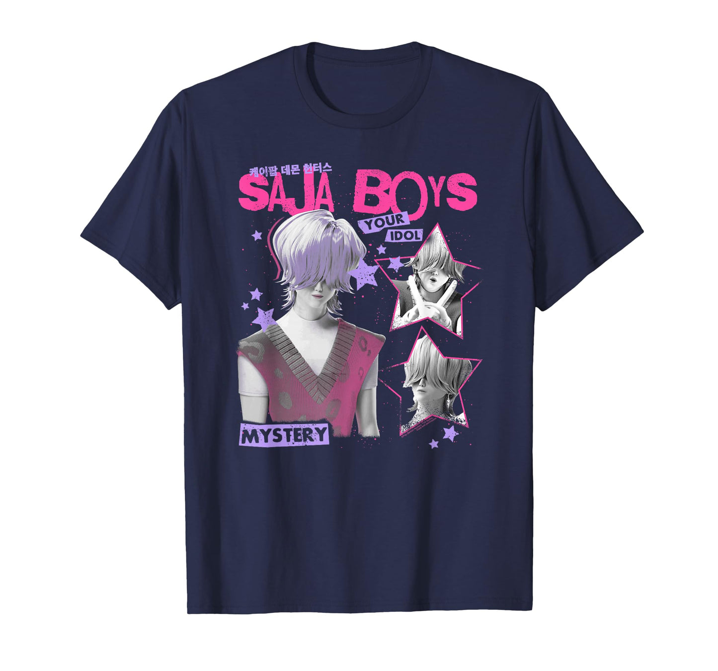 Kpop Demon Hunters Halloween Saja Boys Your Idol Mystery T-Shirt