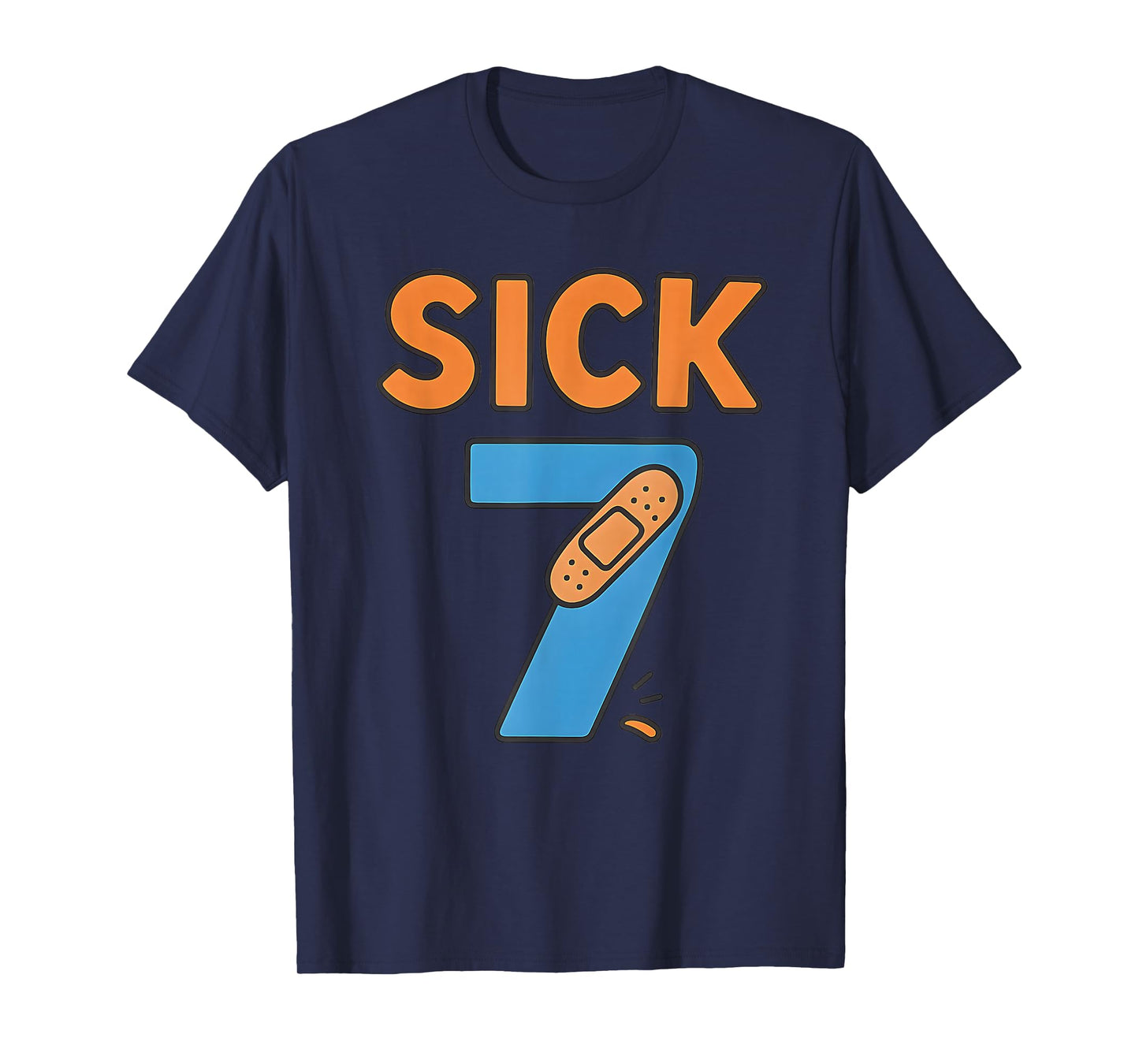 Sick Seven Meme Tee Six Seven Fun Wordplay T-Shirt