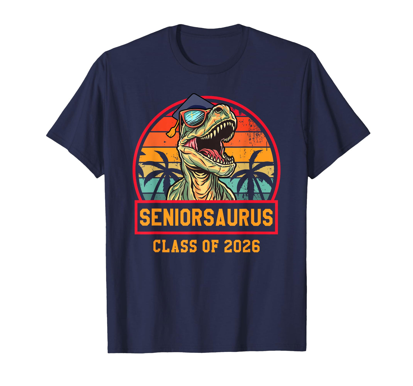 Retro Class of 2026 Senior Men Women Funny Seniors 2026 T-Shirt