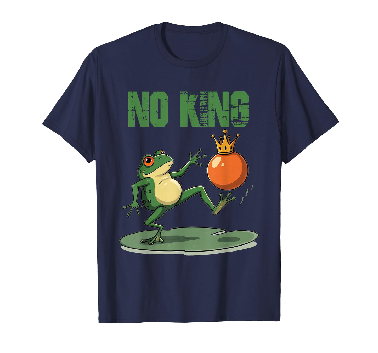 Funny No Kings Portland Frog Protest Men Women Tee T-Shirt