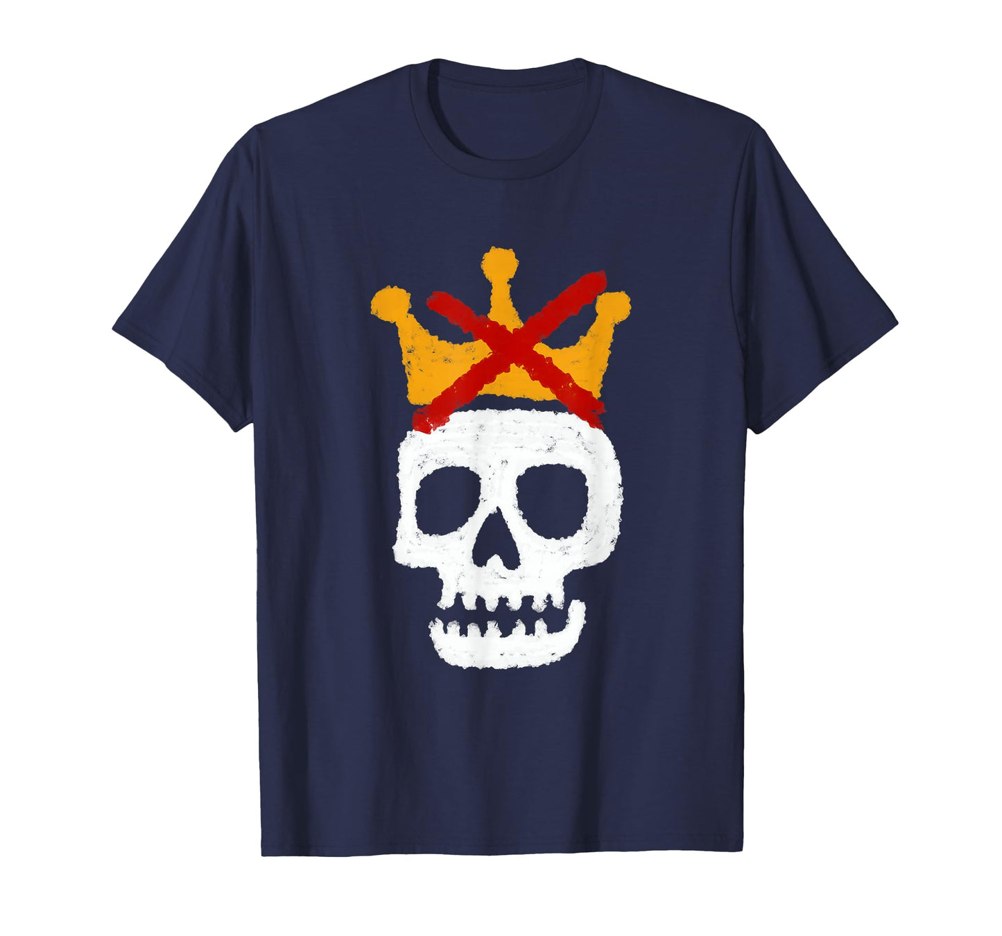 No Kings Funny Skeleton Halloween T-Shirt