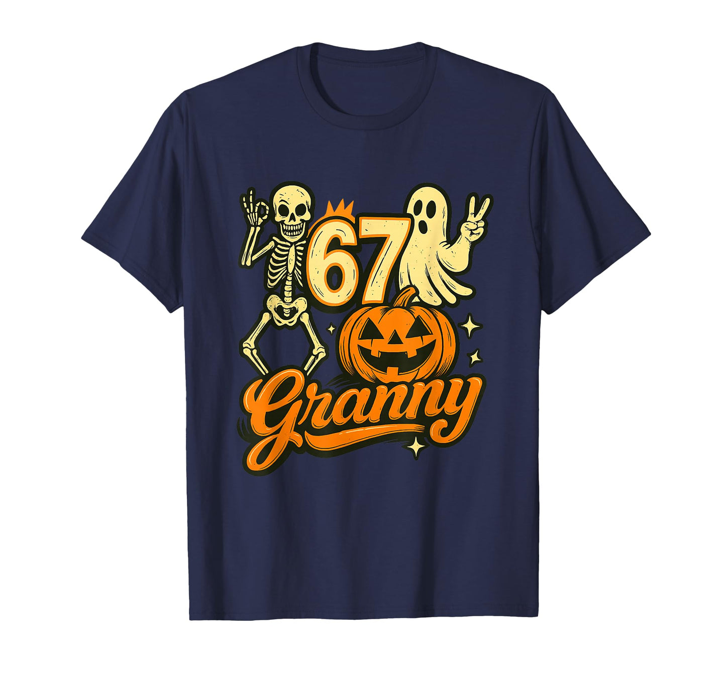 Haunted by 67 Six Seven 6 7 Meme Gen Alpha Halloween Shirt T-Shirt