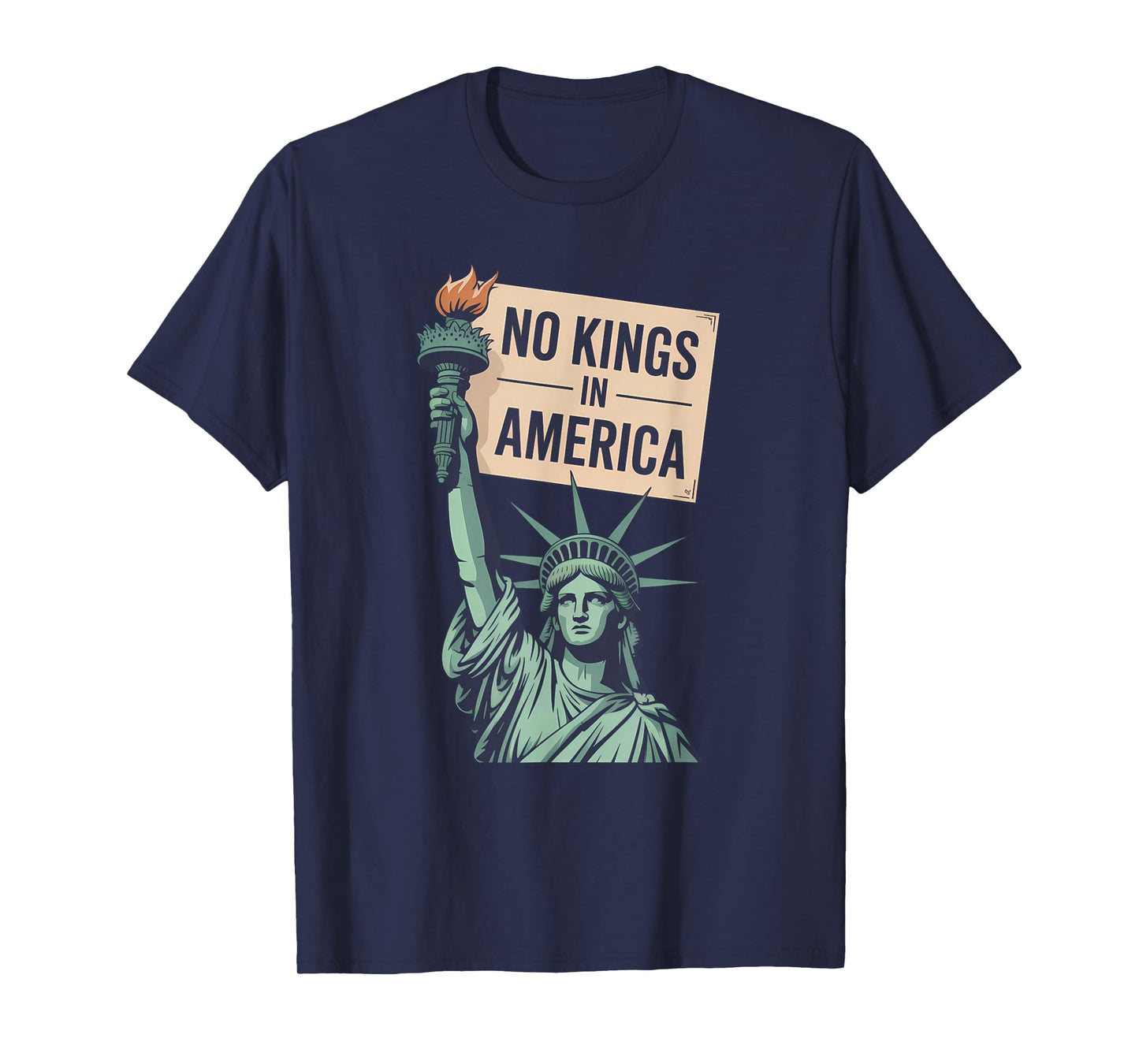 No Kings in America Shirt Protest Liberty Democracy Truth T-Shirt