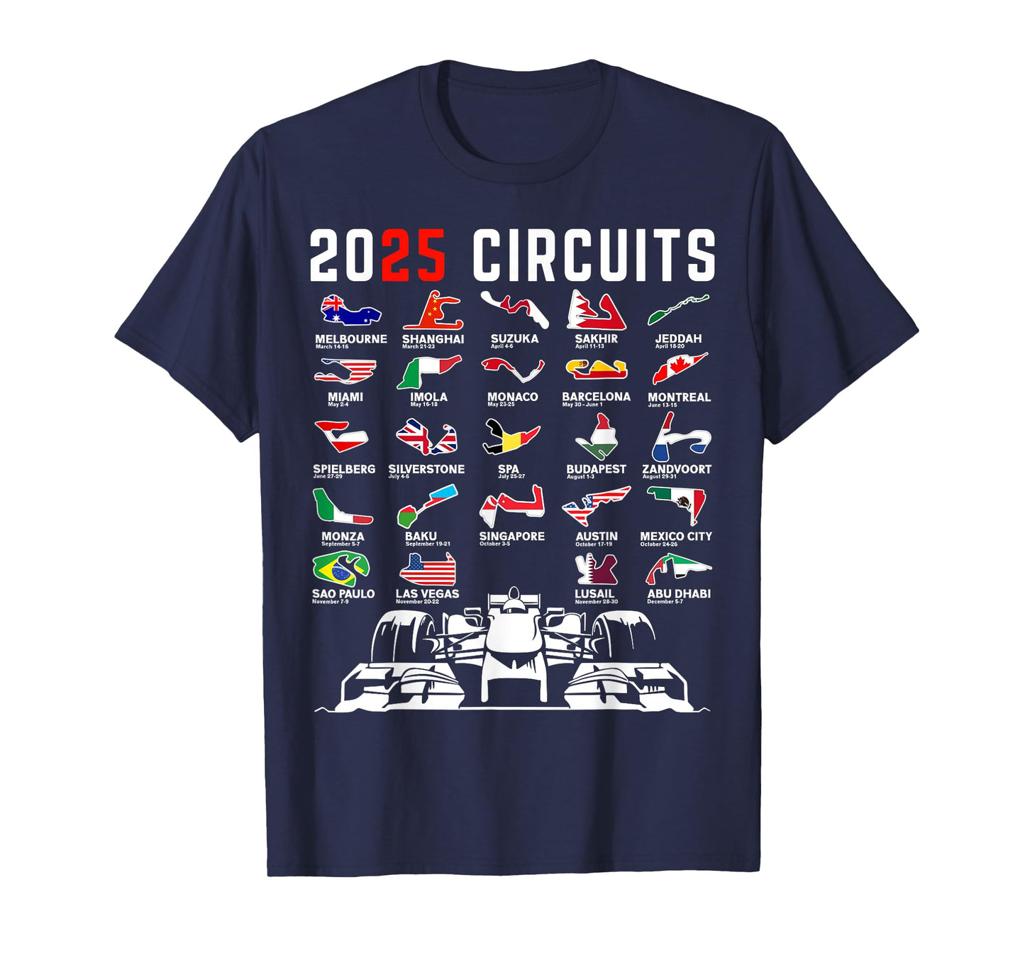 Racing Car Silhouette T-Shirt