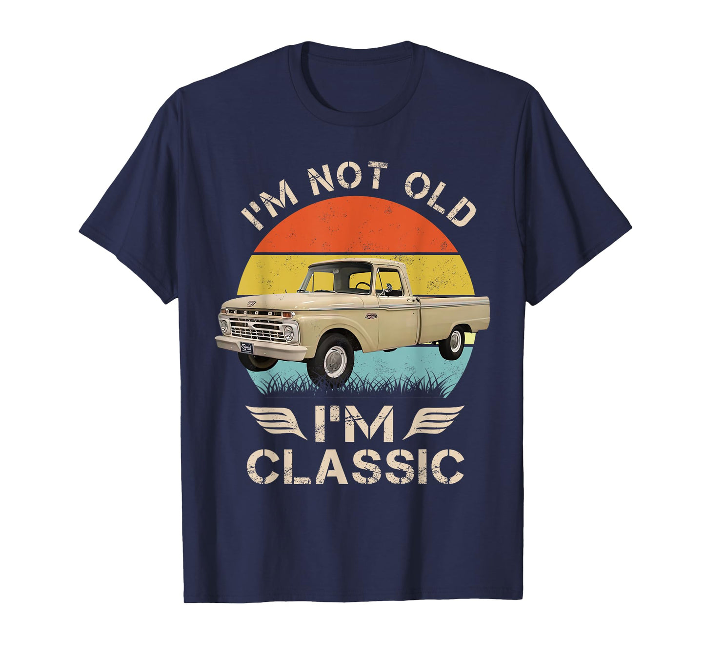 1966 classic f100 Beige T-Shirt, Small, Black
