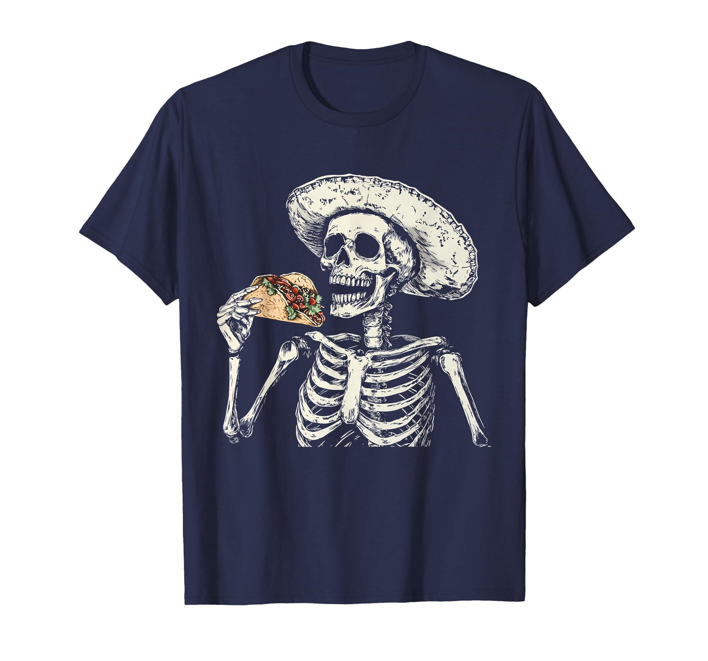 Mexican Skeleton Taco Lover T-Shirt