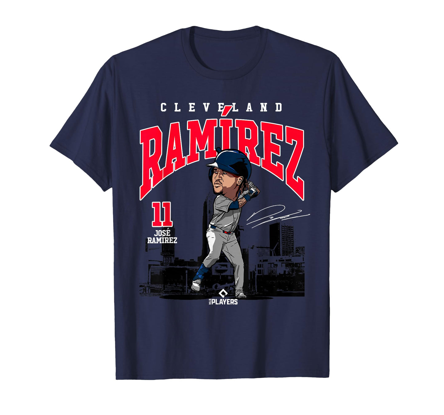 José Ramírez | Cleveland Baseball MLB Players | MLBJRAM4030 T-Shirt