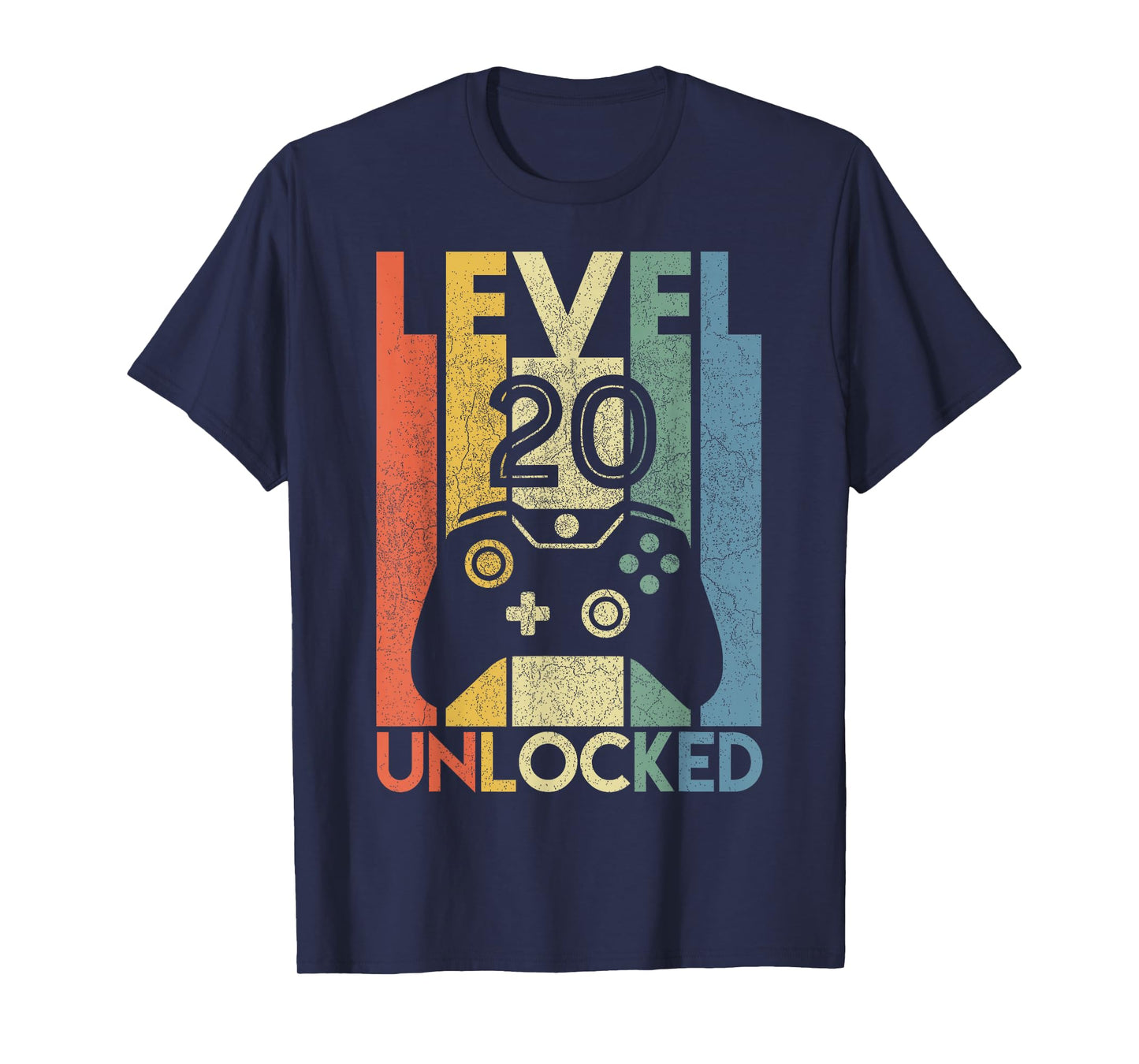 Level 20 Unlocked Shirt Funny Video Gamer 20th Birthday Gift T-Shirt