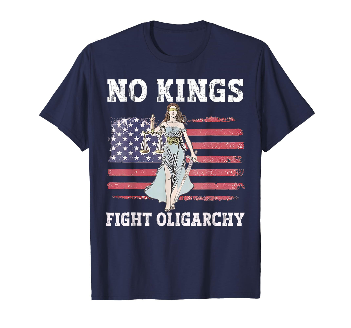 No Kings Fight Oligarchy No Kings in America Women T-Shirt