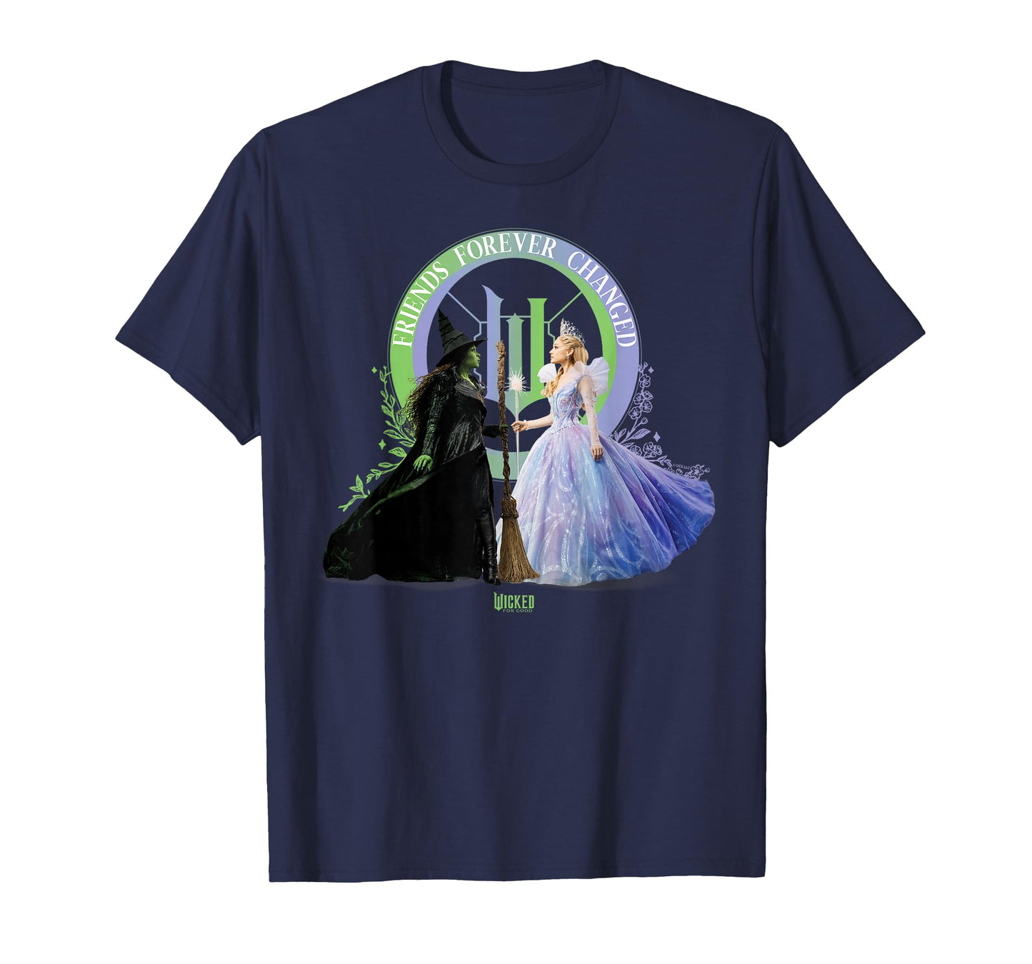 Wicked: For Good Glinda and Elphaba Friends Forever Changed T-Shirt