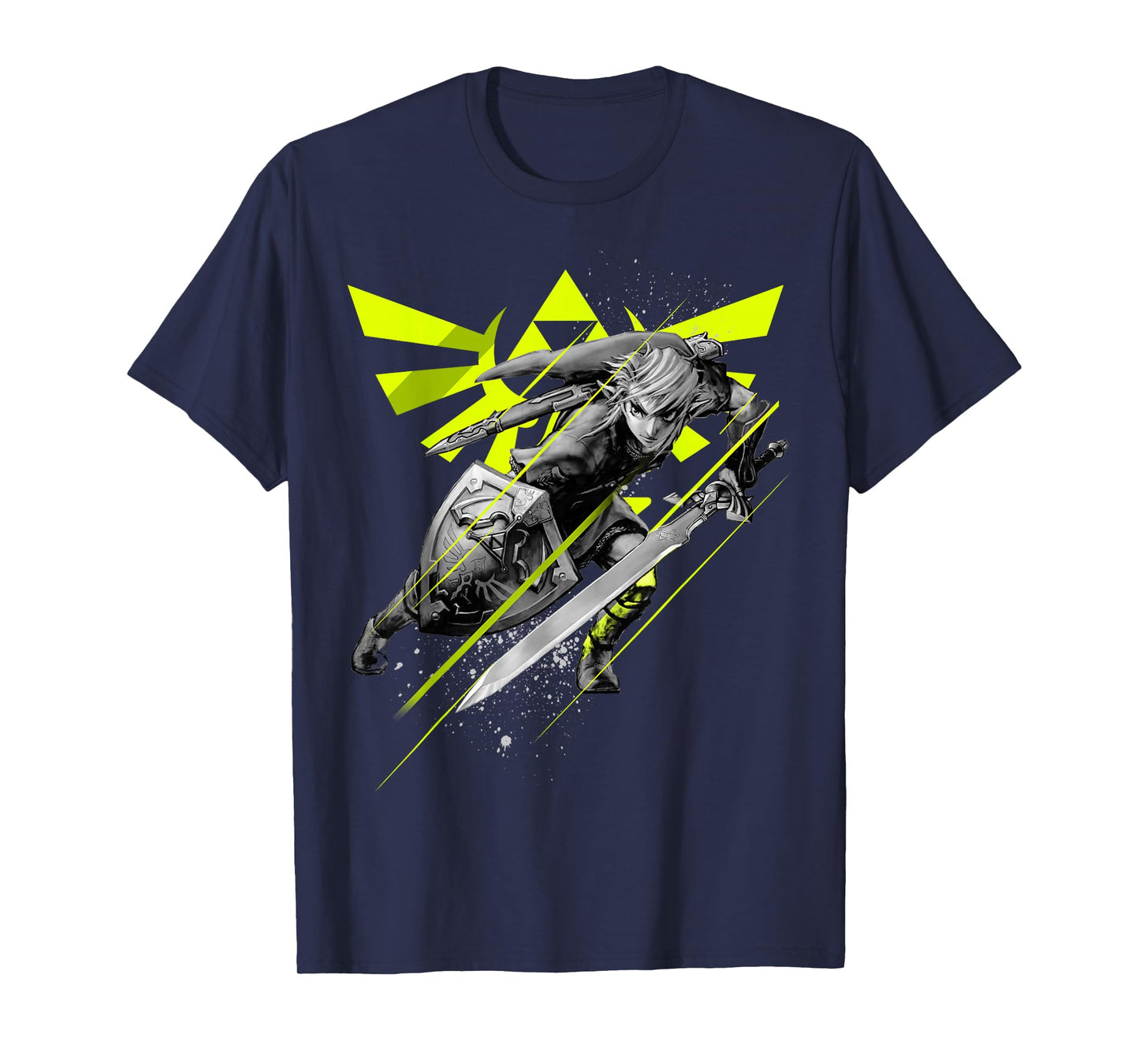 Legend of Zelda Link Neon Green Crest T-Shirt