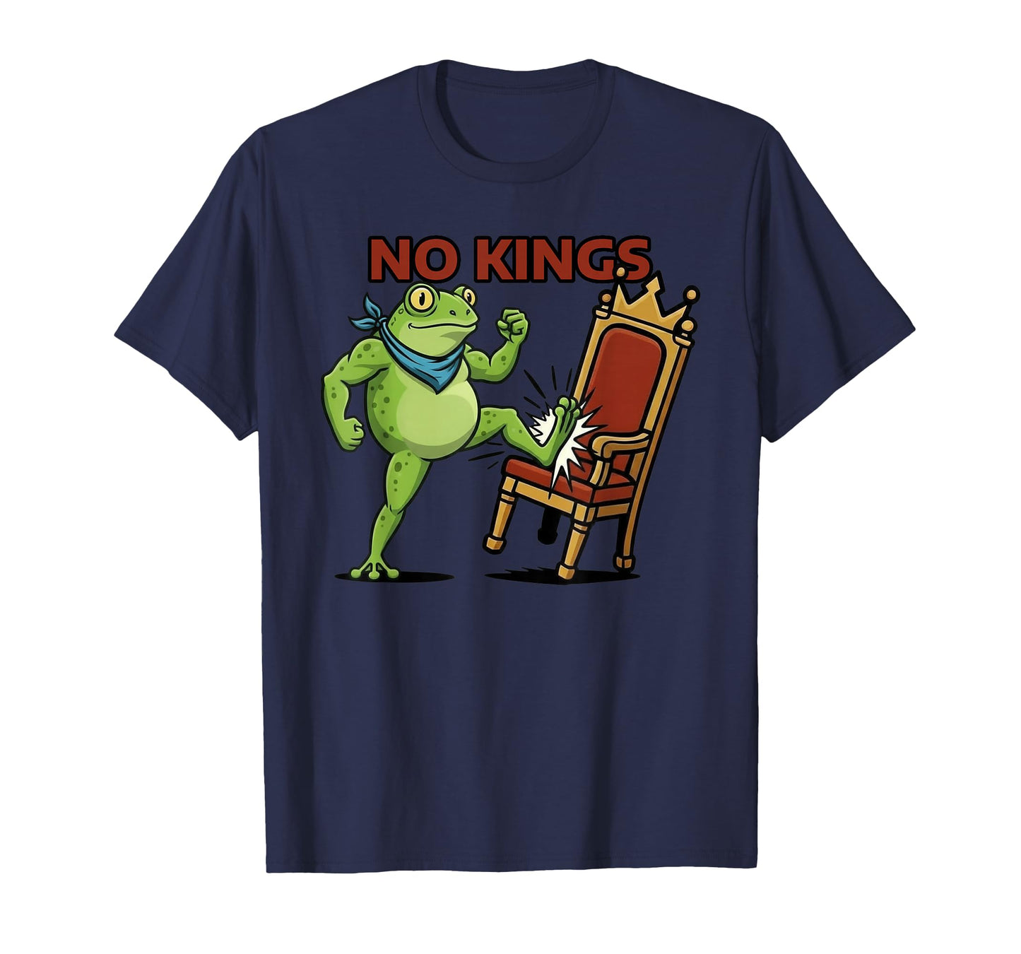No Kings Frog Protester T-Shirt