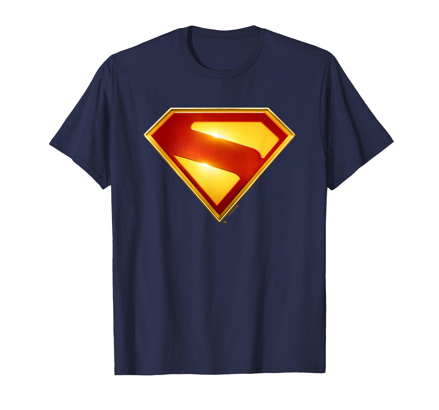 Superman (2025) Modern S-Shield Shiny Chest Emblem T-Shirt