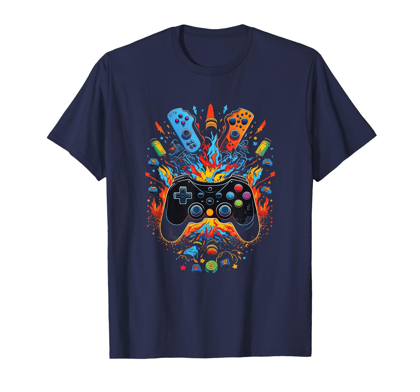 Gamer Aesthetic Graphic Gaming Video Games Boys Teens Kids T-Shirt