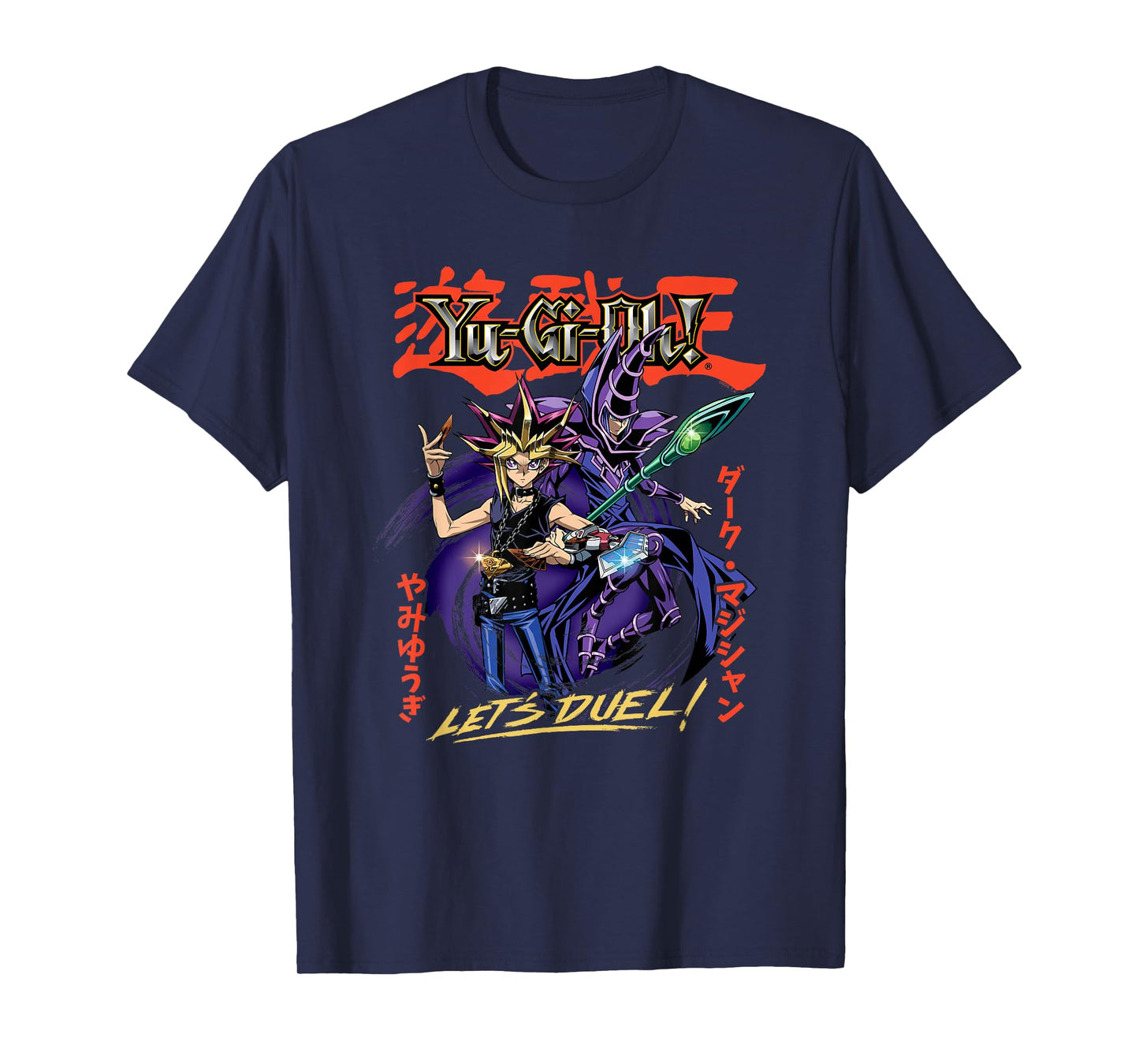 Yu-Gi-Oh! Duel Monsters Yugi and Dark Magician Duel Anime T-Shirt