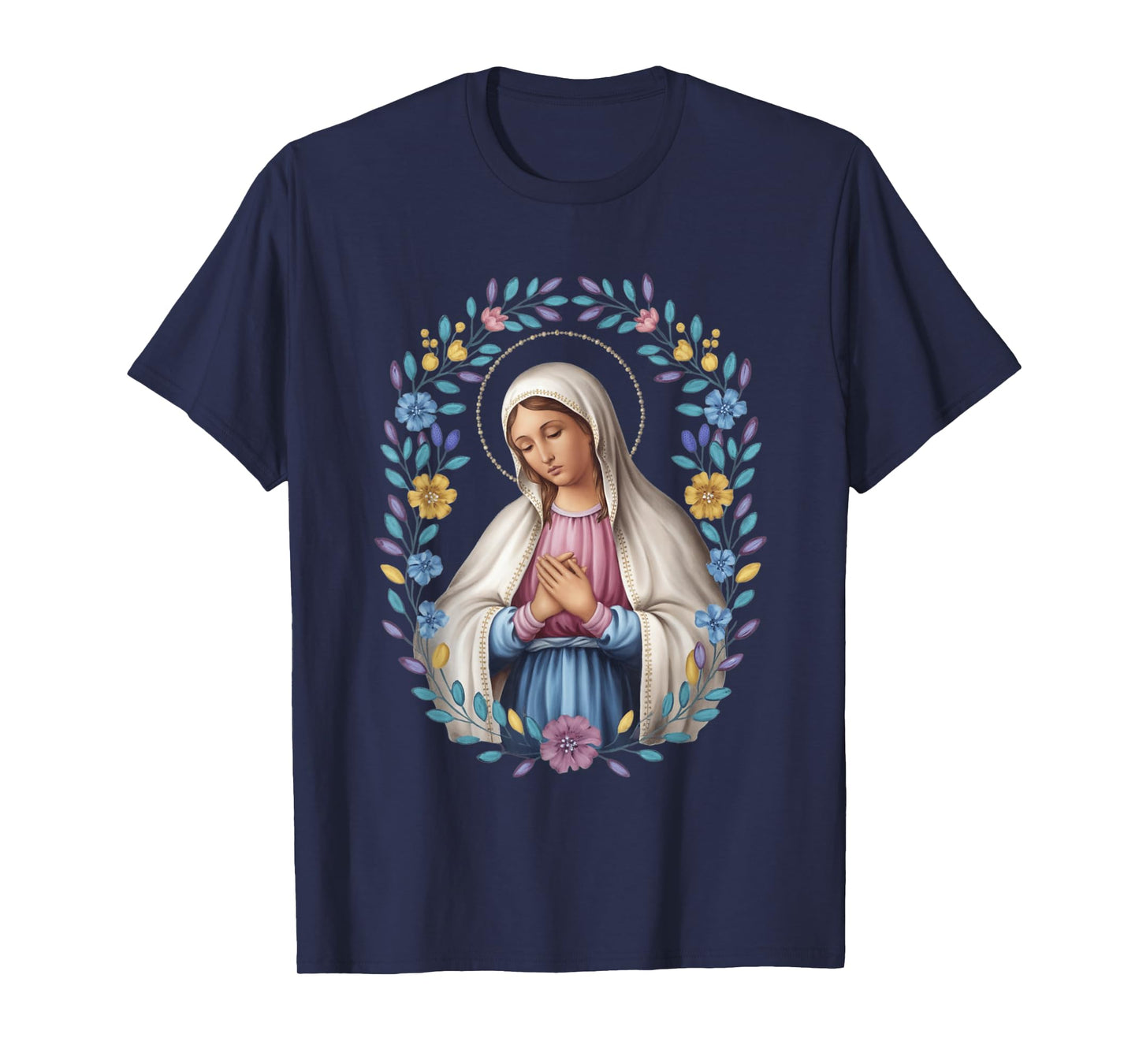 Mary Catholic Saint Men Women Kids Faith T-Shirt