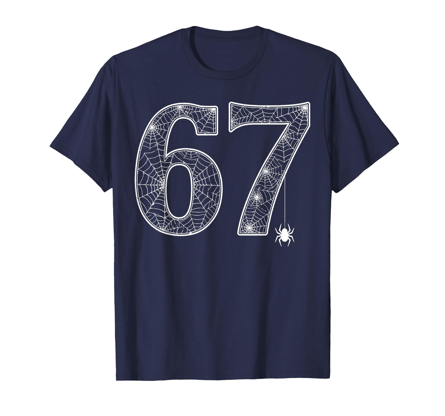 Six Seven Meme 6 7 Funny Spider Spooky Halloween Costume T-Shirt