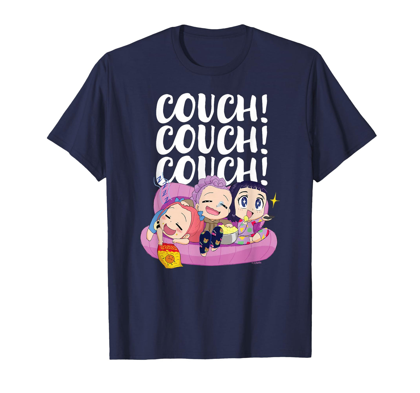 Kpop Demon Hunters Couch! Couch! Couch! Officially Licensed T-Shirt