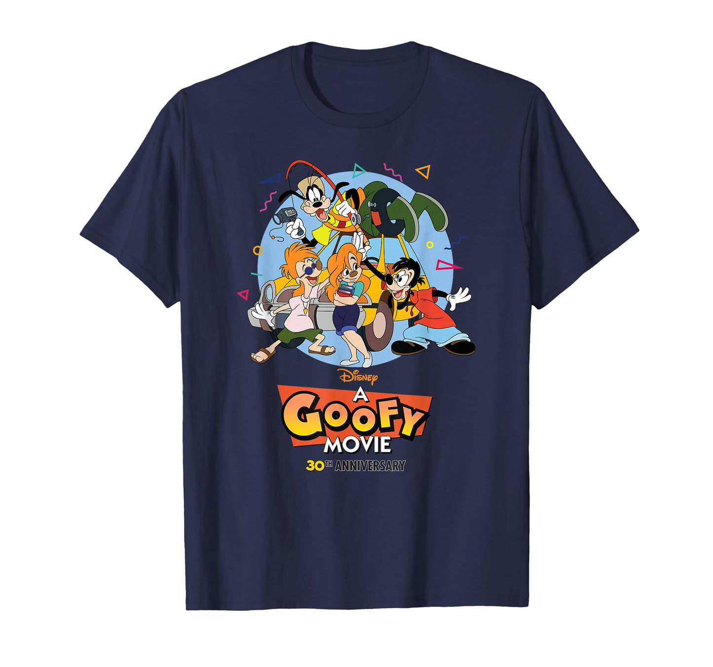 Disney A Goofy Movie 30th Anniversary Retro ’90s Road Trip T-Shirt