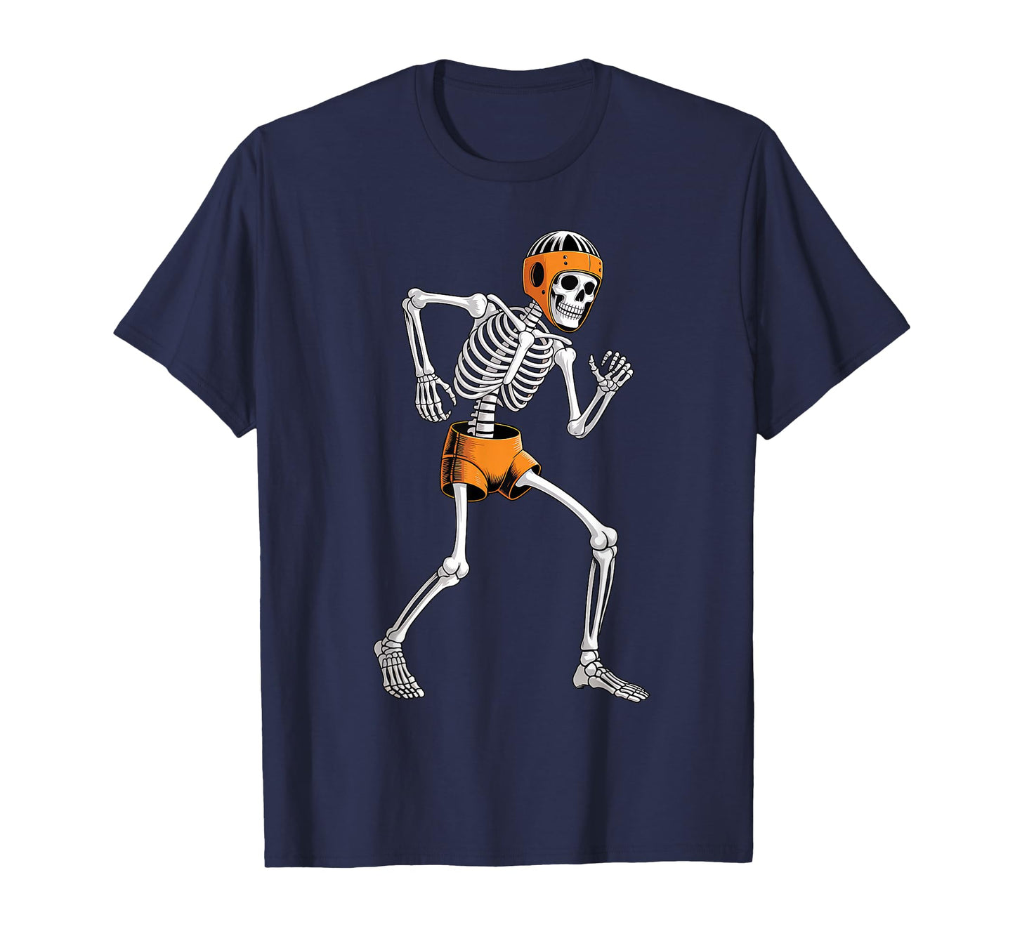 Skeleton Wrestling Halloween Funny Costume for Men Boys Kids T-Shirt