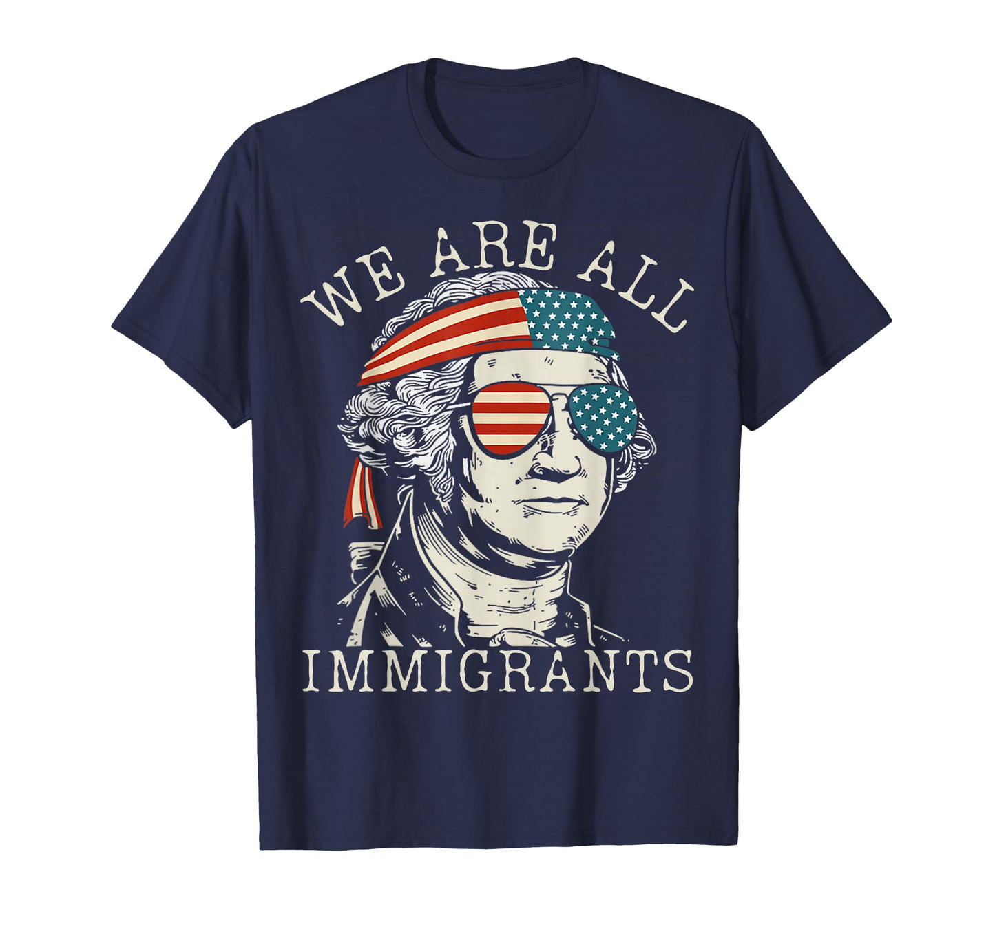 We Are All Immigrants Support Immigration Funny No Kings T-Shirt