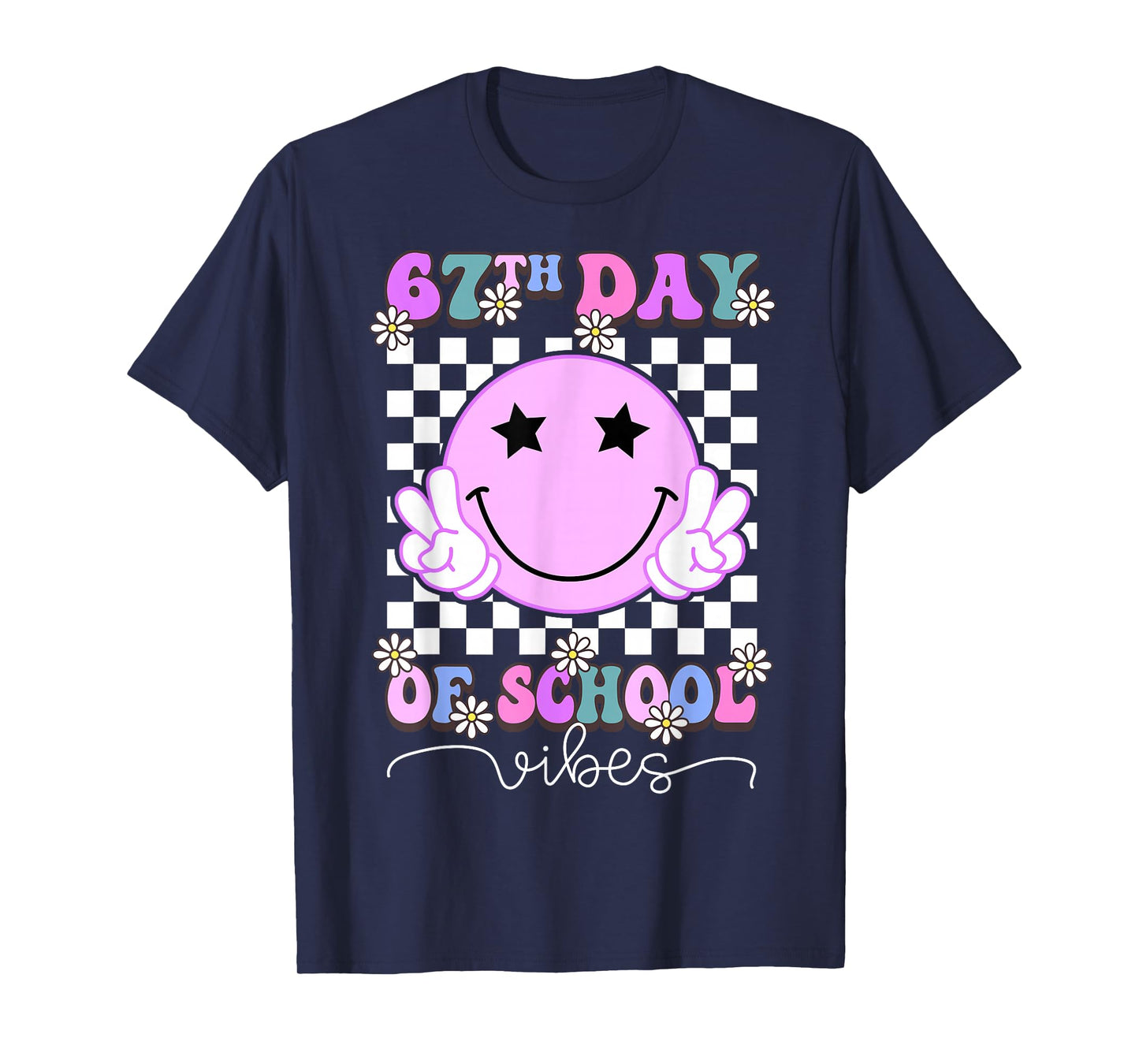 67th Day of School Vibes Funny Six Seven 67 Meme Slang T-Shirt