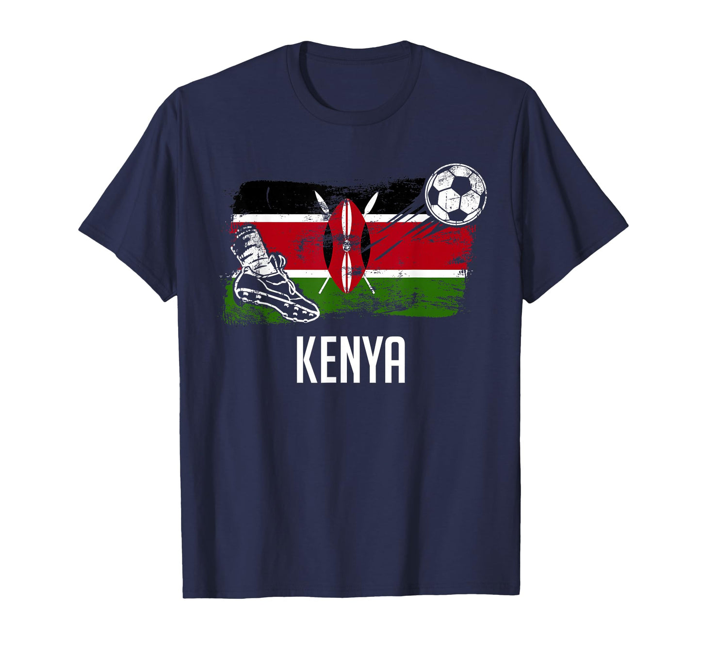 Kenya Flag Jersey Kenyan Soccer Team Kenyan T-Shirt