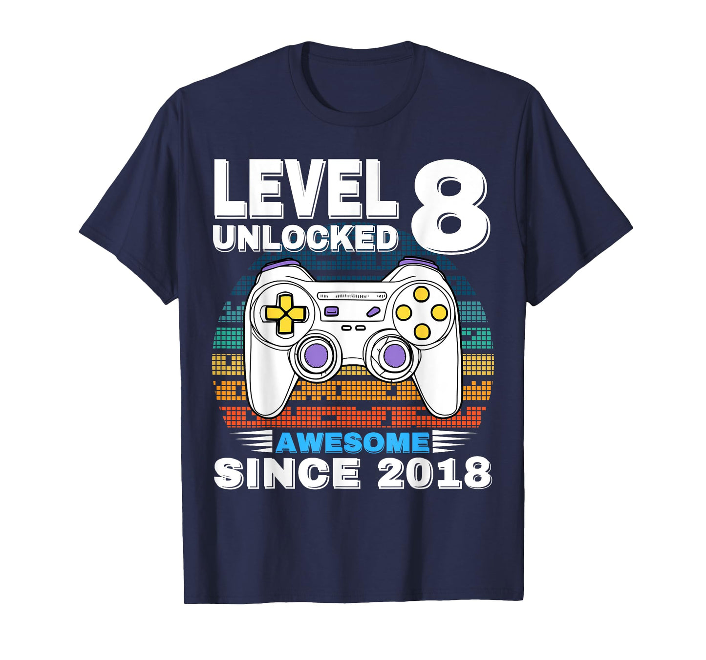 8 Year Old Bday Decorations Son Boy 8yr 2018 8th Birthday T-Shirt
