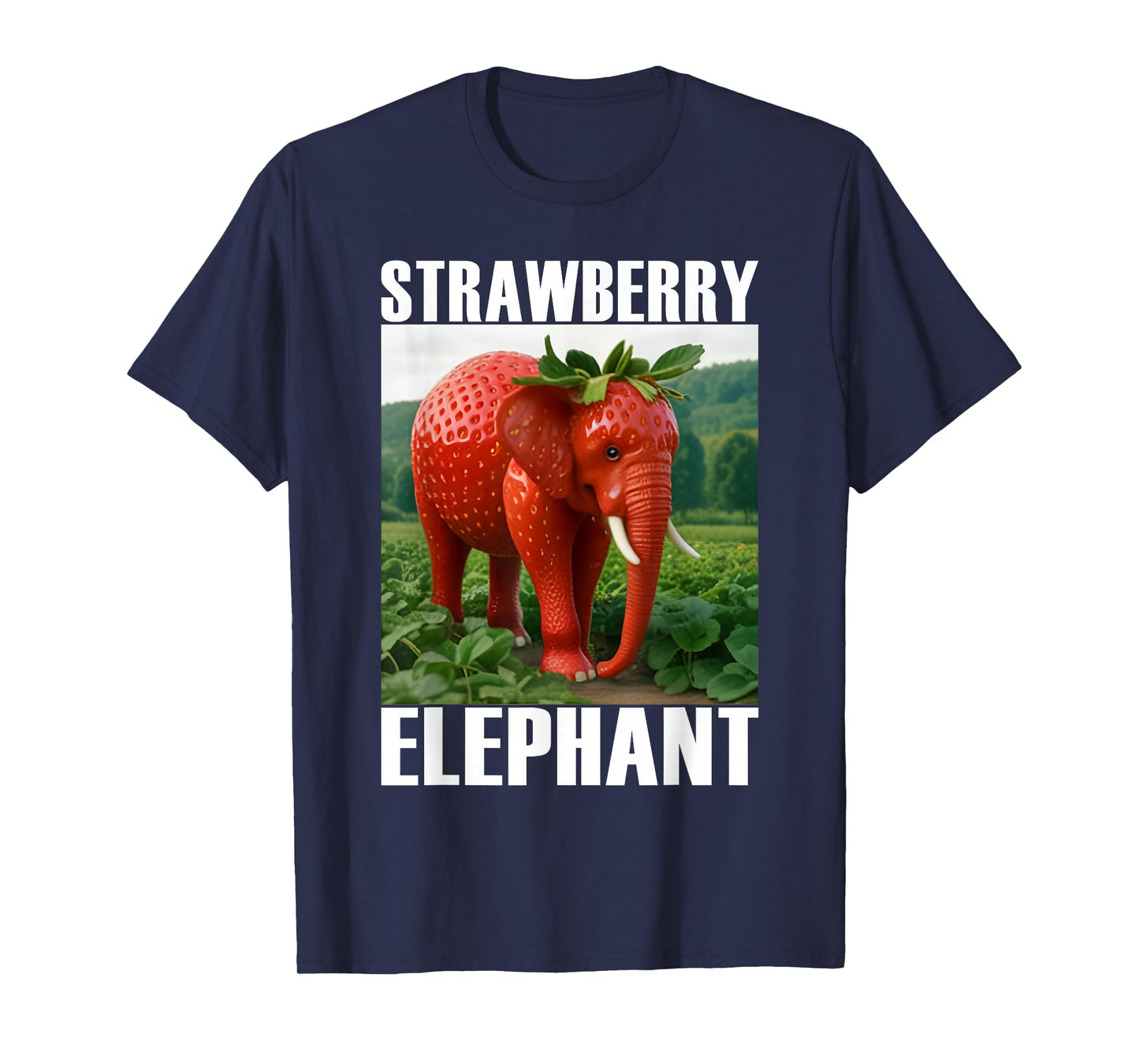 Strawberry Elephant Italian Brainrot Meme Shirt for Kids T-Shirt