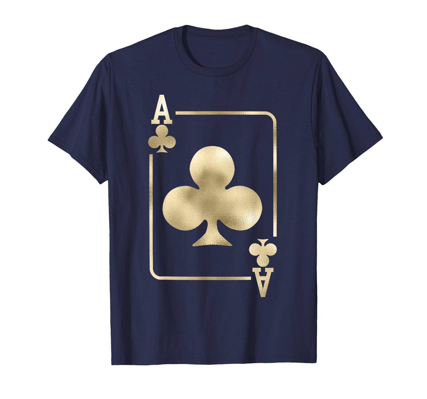 Ace of Clubs Playing Card Halloween Costume Glam T-Shirt